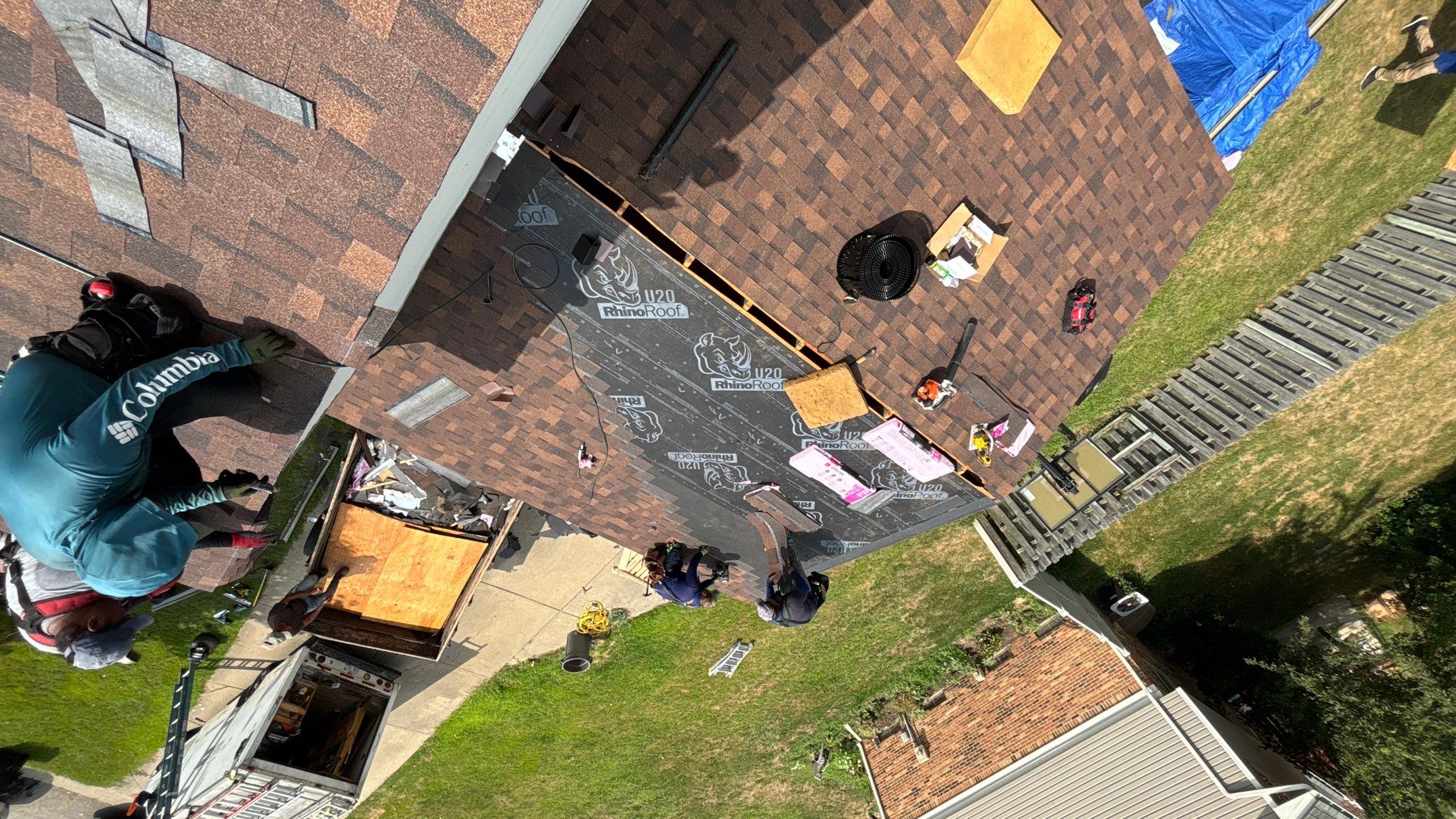 Roof Replacement using Owens Corning Brownwood by 180 Contractors