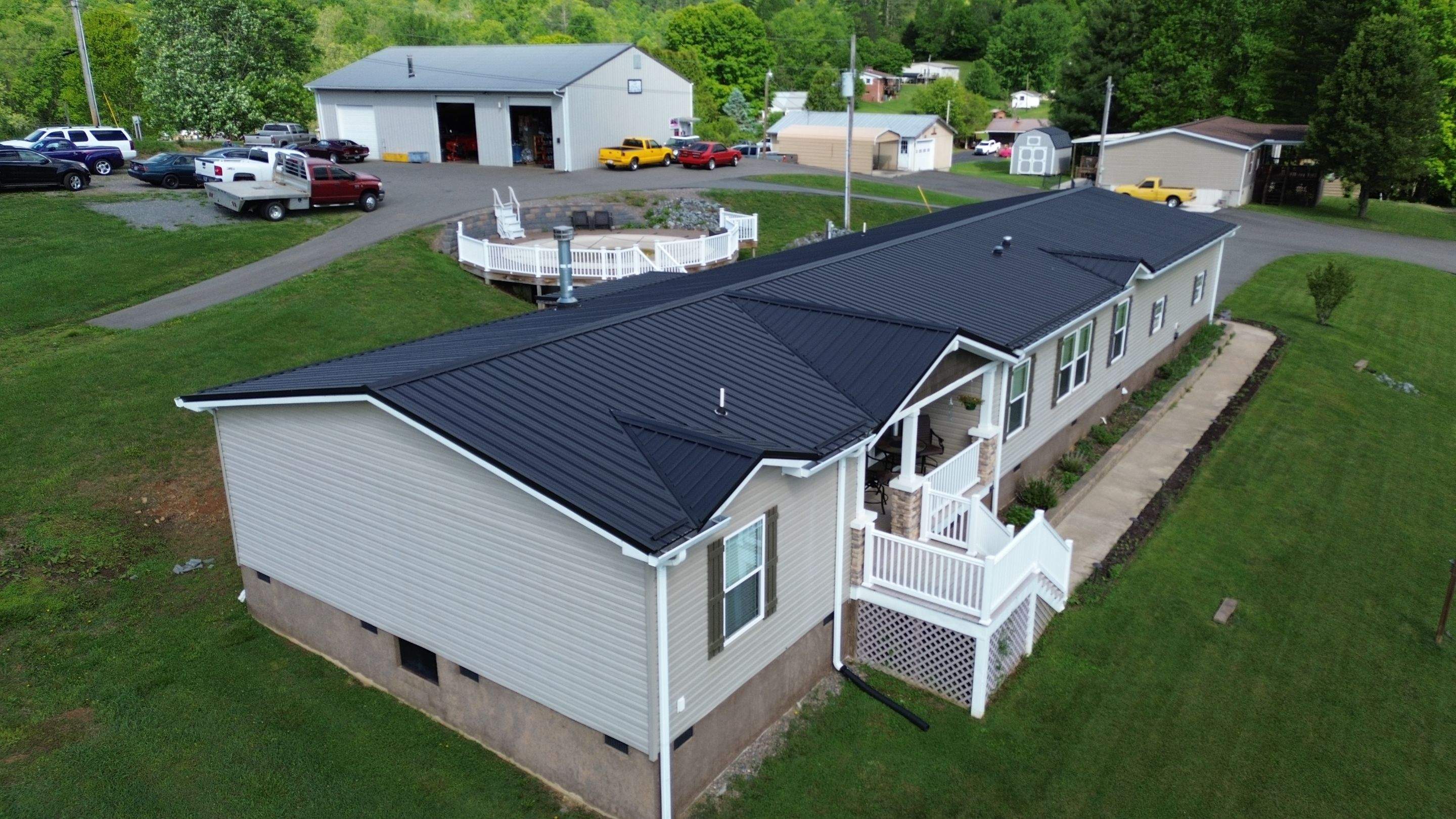 Black Frost AG Panel by Omnia Roofing