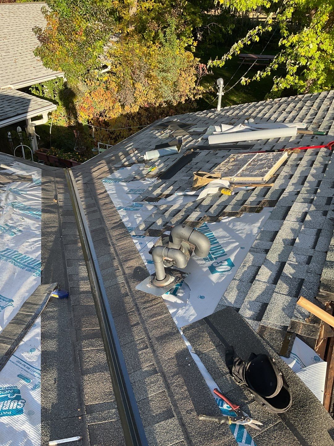 Residential Roofing Installation using Owens Corning Roofing Shingles by Byers Enterprises 