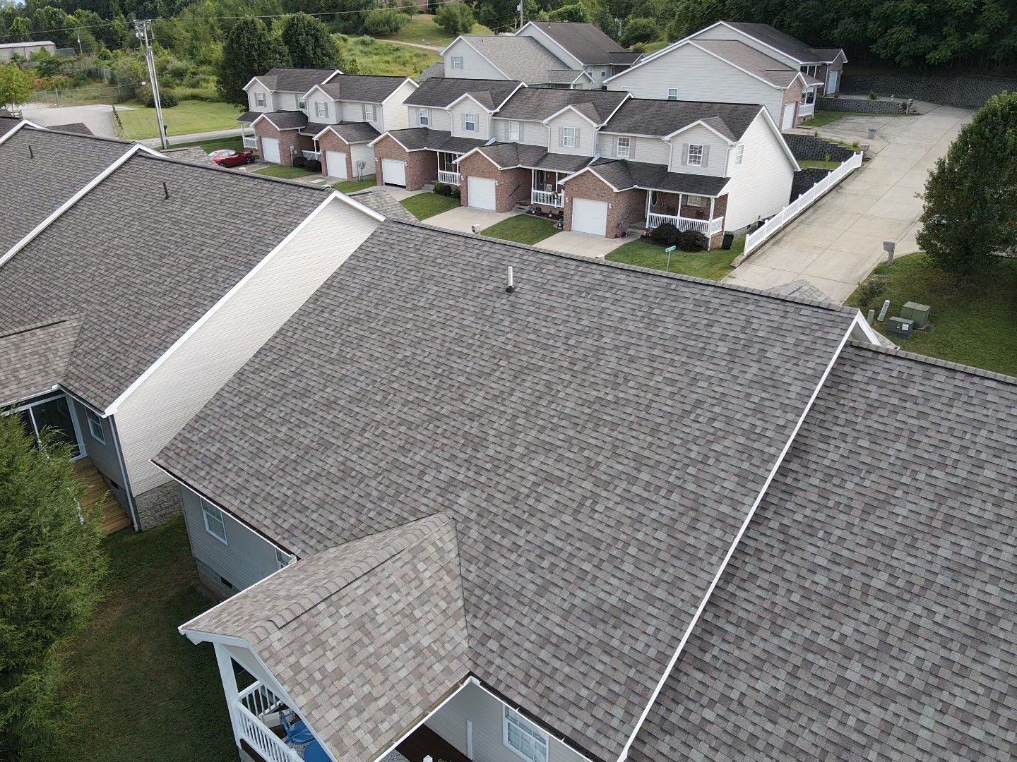 Residential Roofing Installation using Driftwood by Rainstoppers Roofing