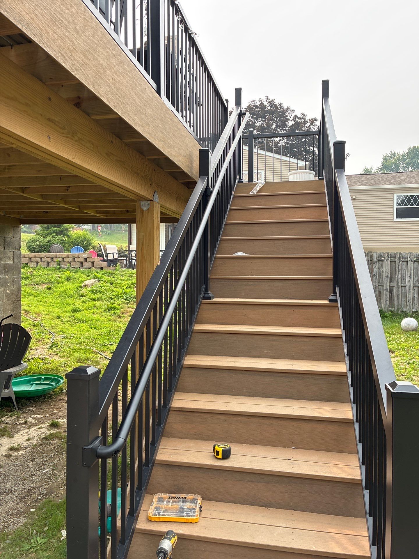 Custom Timber Pergola and Polycarbonate Roof Installation in Canonsburg by Cousins Roofing Siding & Decks