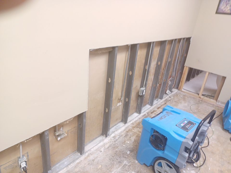 Project in Commerce Twp by EzDry Water Mitigation & Property Restoration