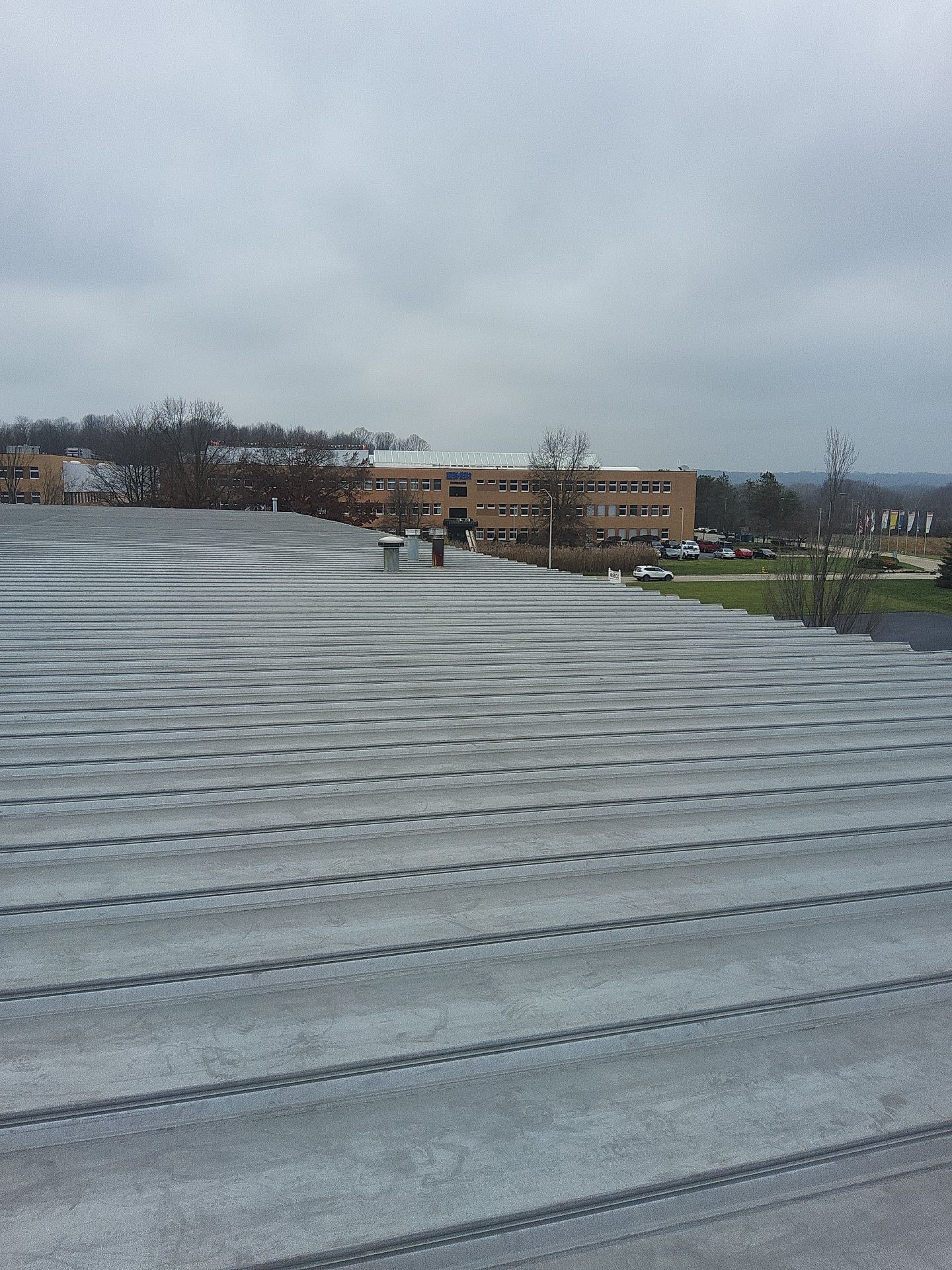 Metal Roof Restoration Project in Wadsworth by Miller's Commercial Roofing LLC