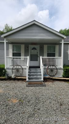 Front & Side Composite Decks with Roofs