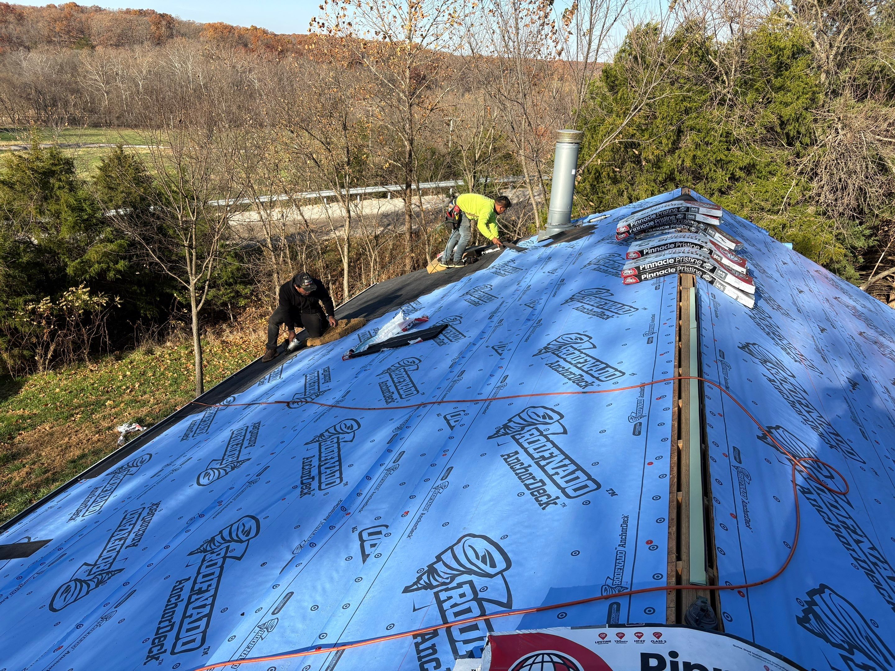 Residential Roofing Install - Atlas Pinnacle Pristine Shingles - Color Black Shadow  by Titan Commercial & Residential Roofing 