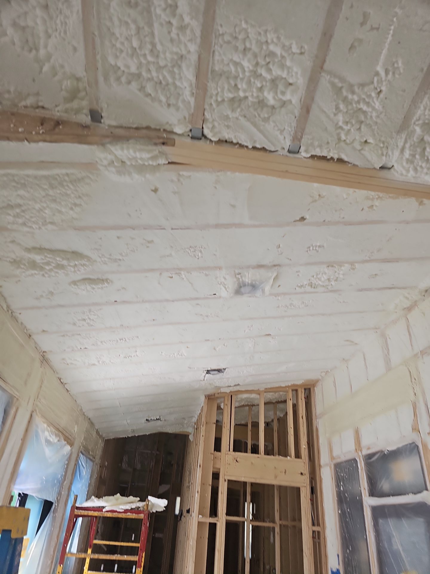Spray Foam Insulation using open cell spray foam by NYS Foam & Energy