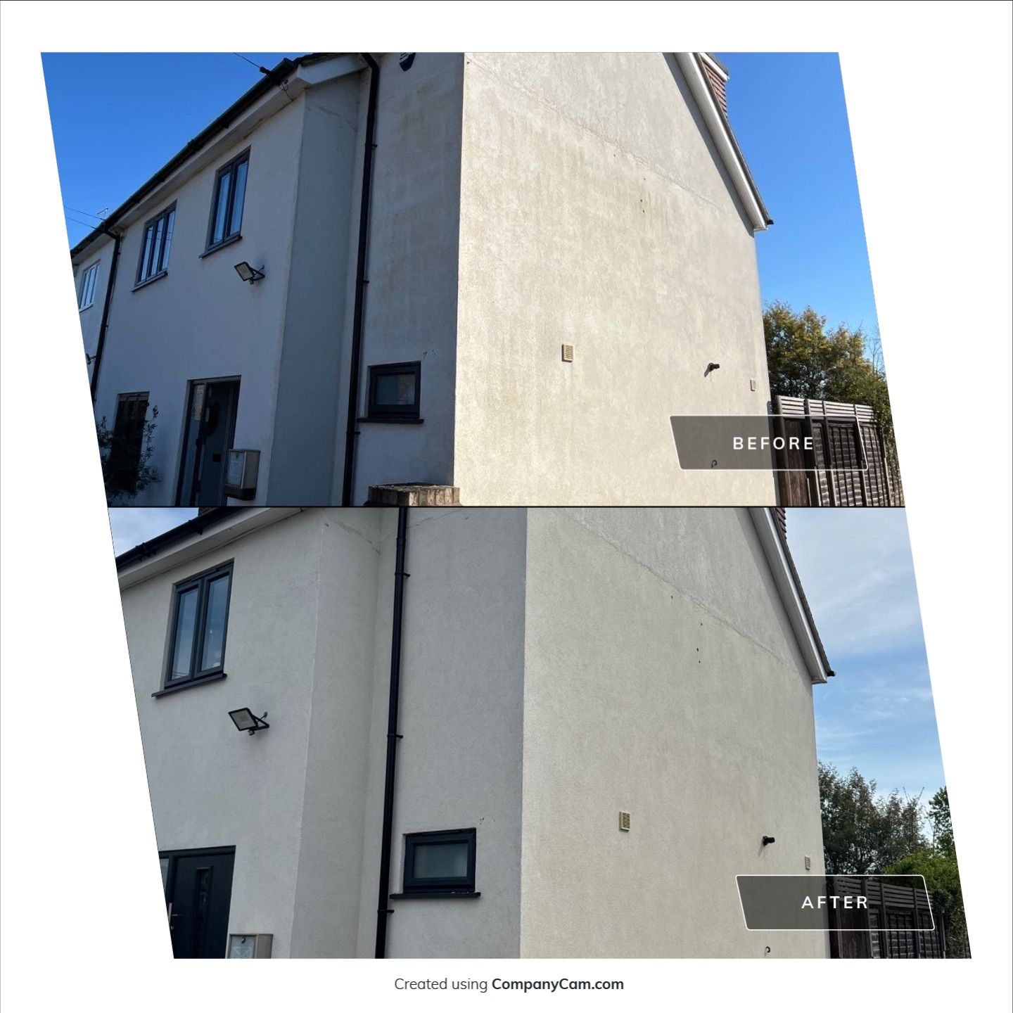 Render Clean using Softwash Equipment by Ges Exterior Cleaning ltd