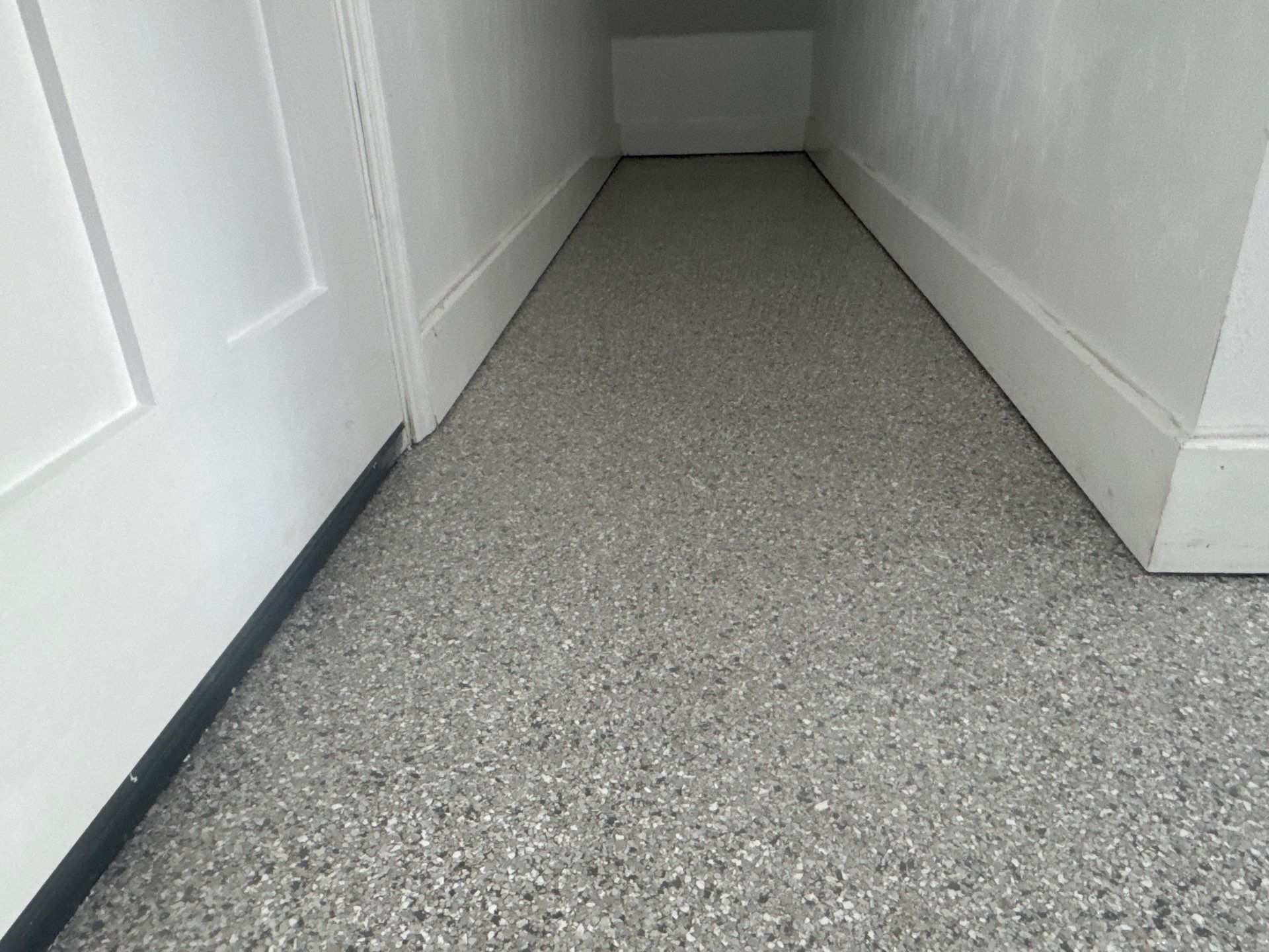 Garage Project in Mount Everest by Cross Creek Concrete Coatings