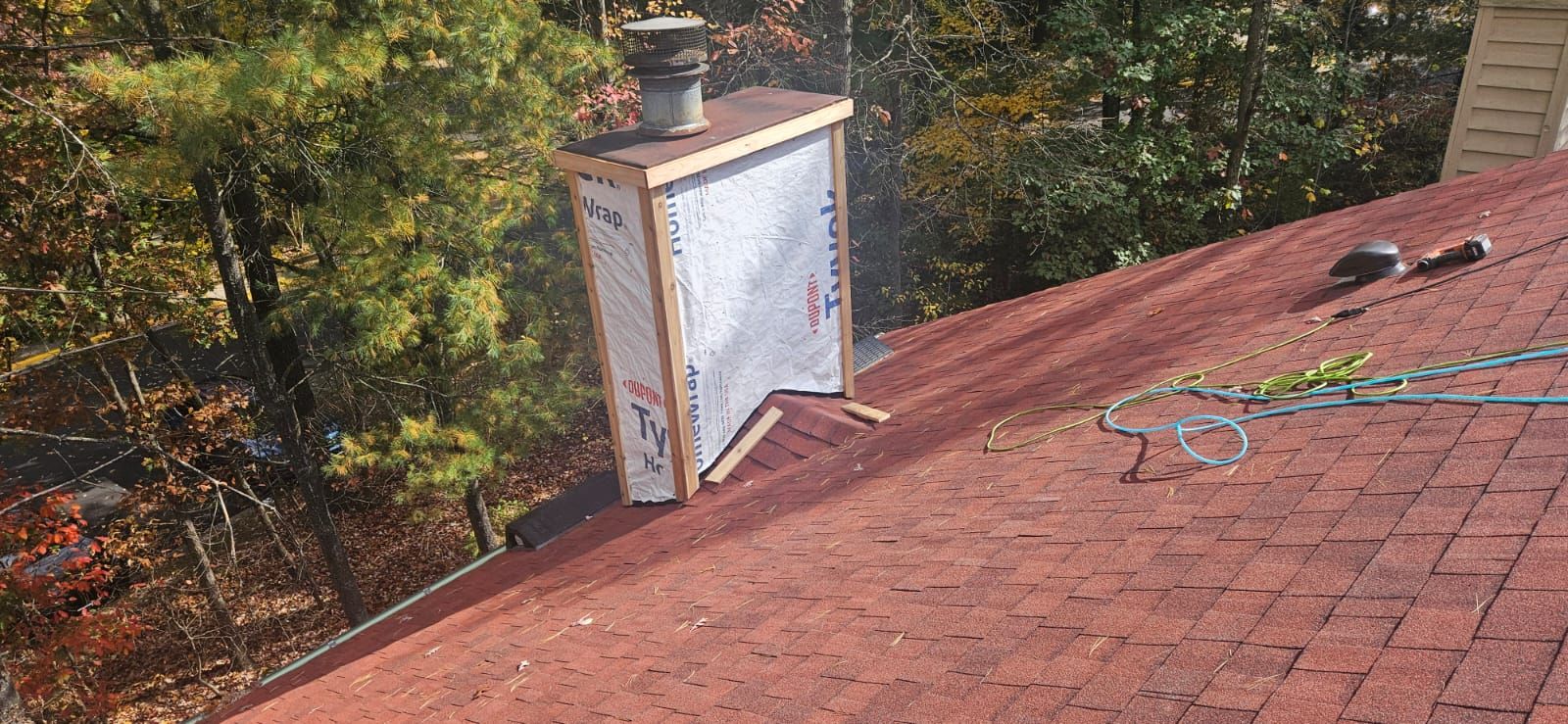 Reston: Residential Roof Replacement with CertainTeed Landmark Pro Designer Shingles in Max Def Red Oak by RM Banning, Inc.