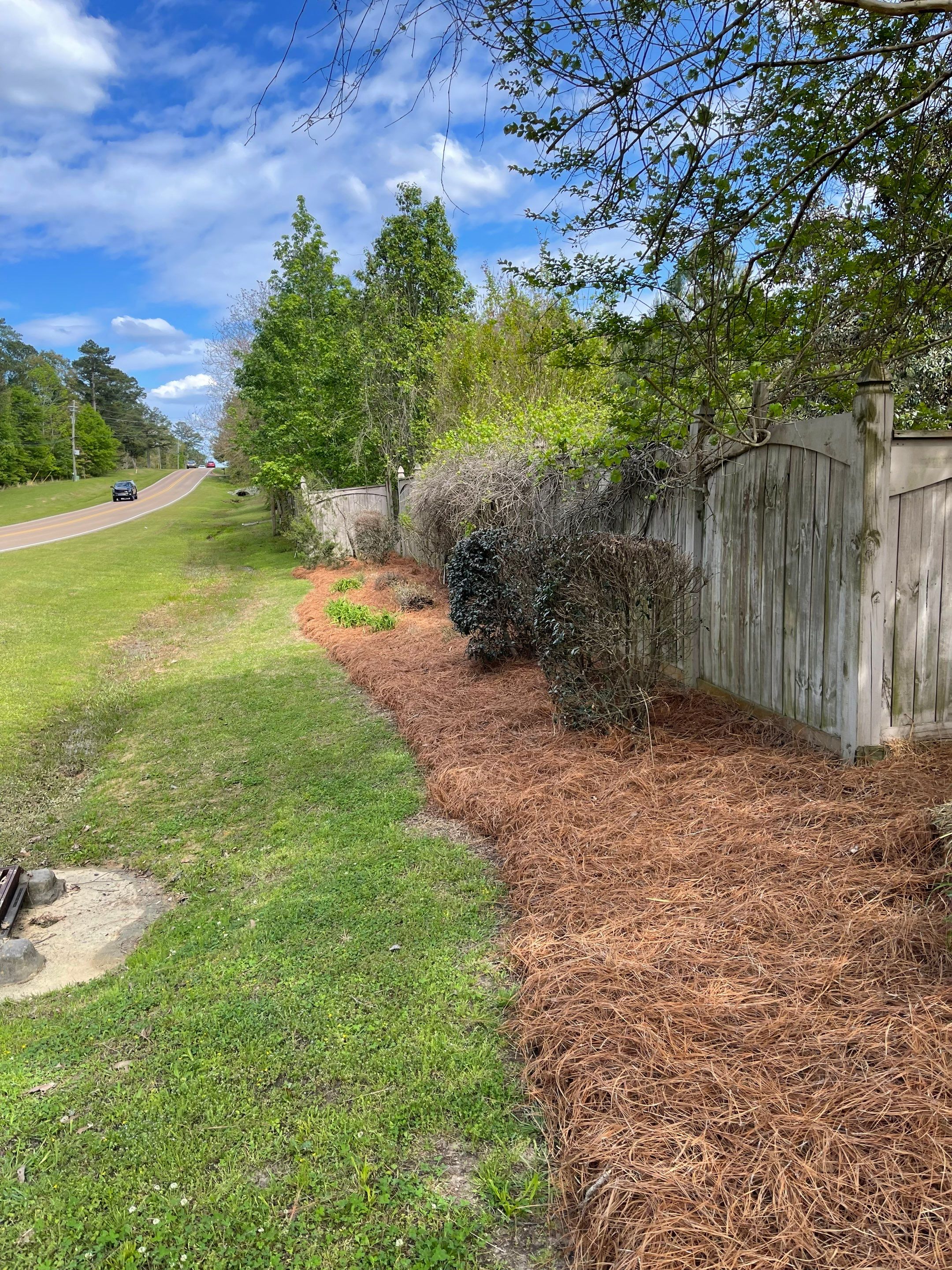 8ft Treated Pine Good Neighbor Fence by Roberson Construction LLC