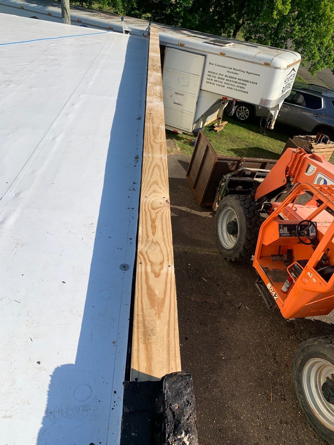 Store Building in Hope by Hostetler Roofing