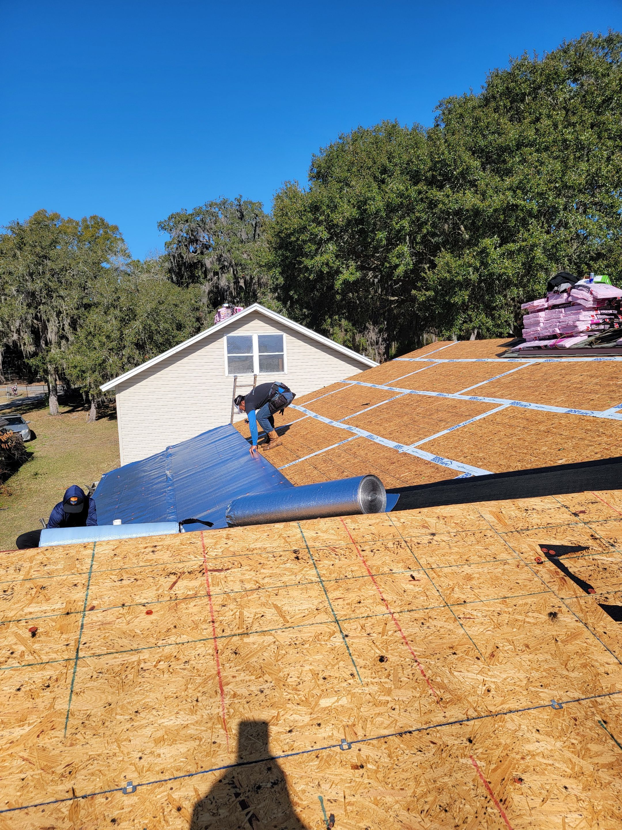 Residential Roofing Installation using Owens Corning TruDefinition Duration Shingles by Galaxy Builders, Inc.