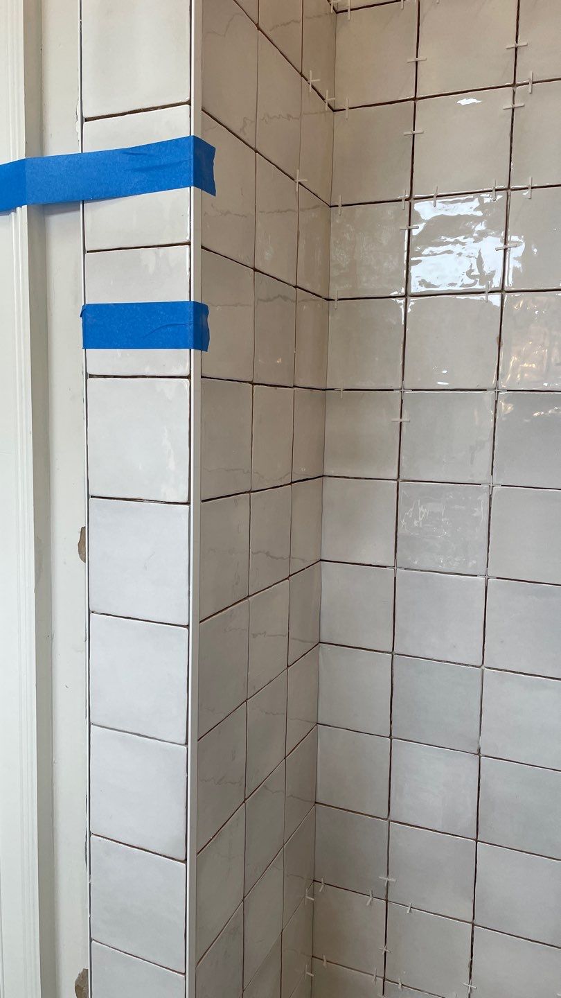 Glamorous Tile Shower Remodel by Footprints Floors of East Atlanta