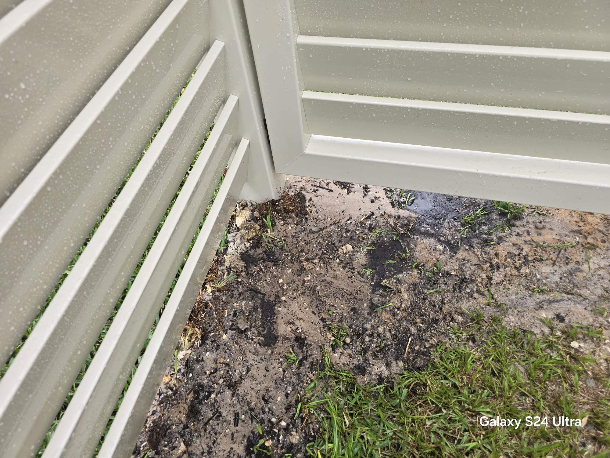 Tan Louvered Vinyl in Port Charlotte by True Fence LLC