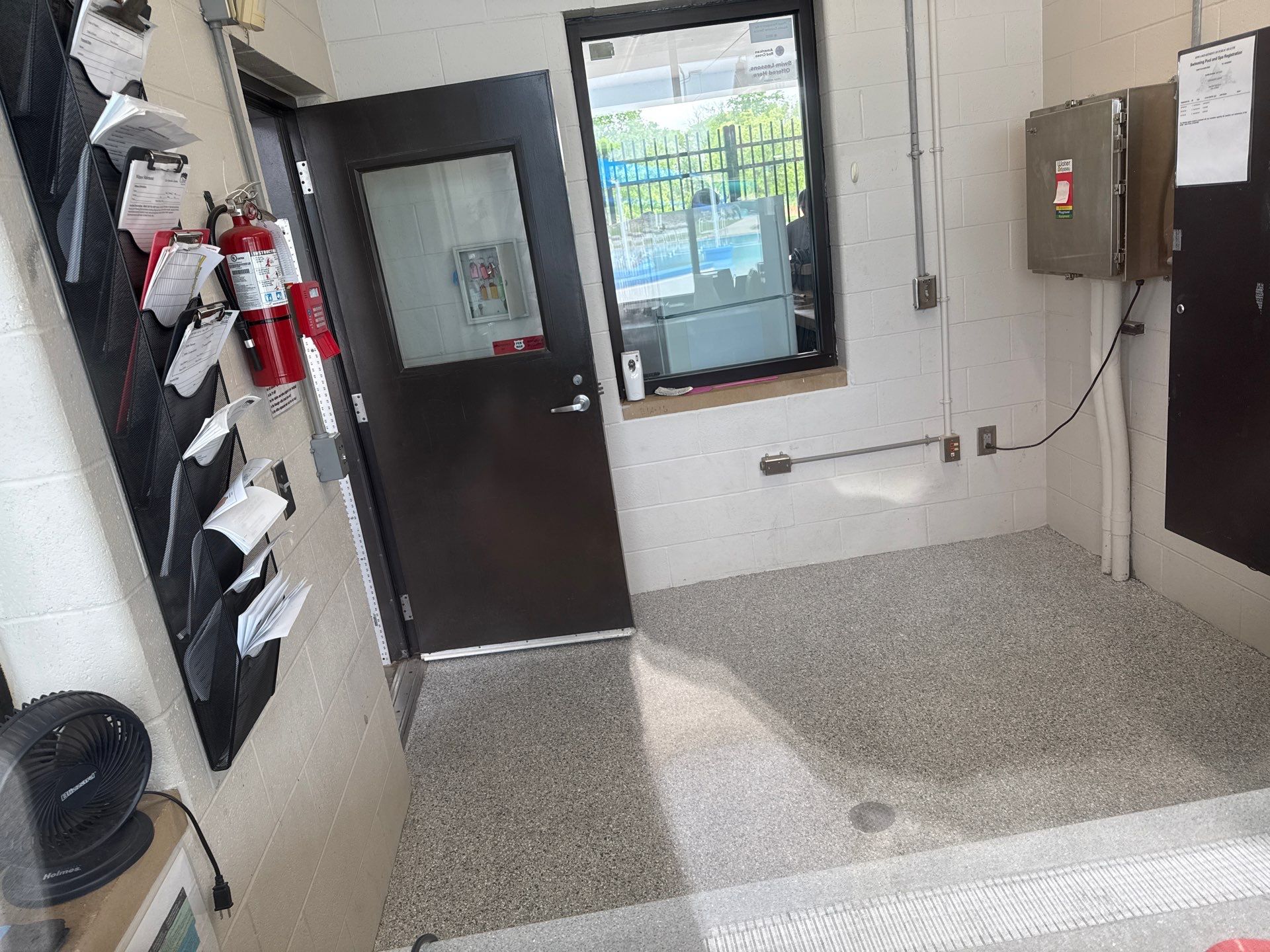 Clive Aquatic Center Transformation! by Revival Concrete Coatings