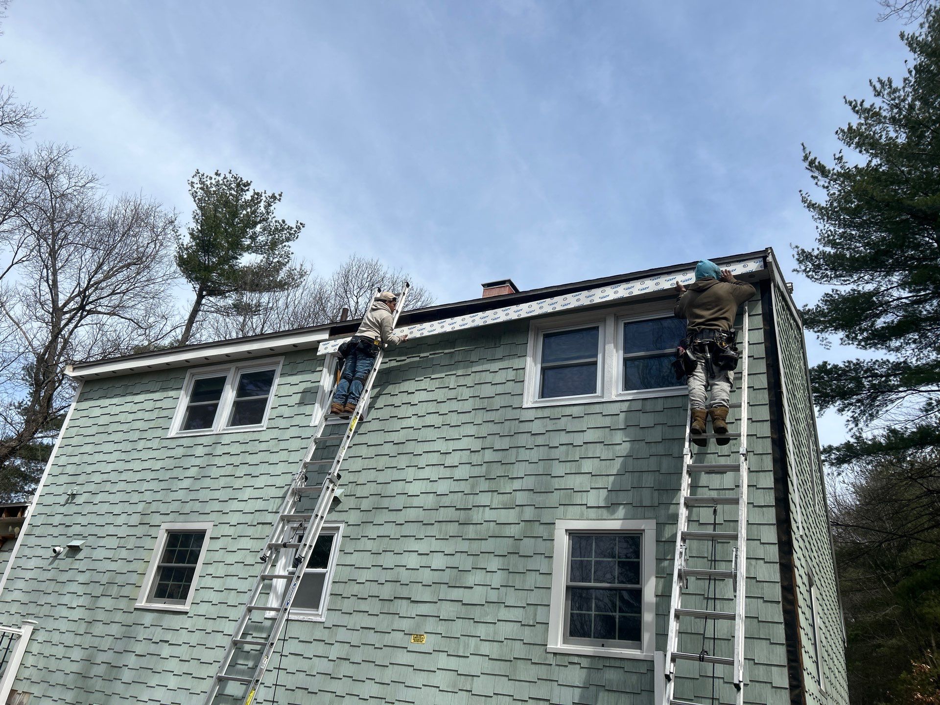 PVC Fascia & Corner Board Replacement — Billerica, MA by Mighty Dog Roofing of Greater Middlesex County