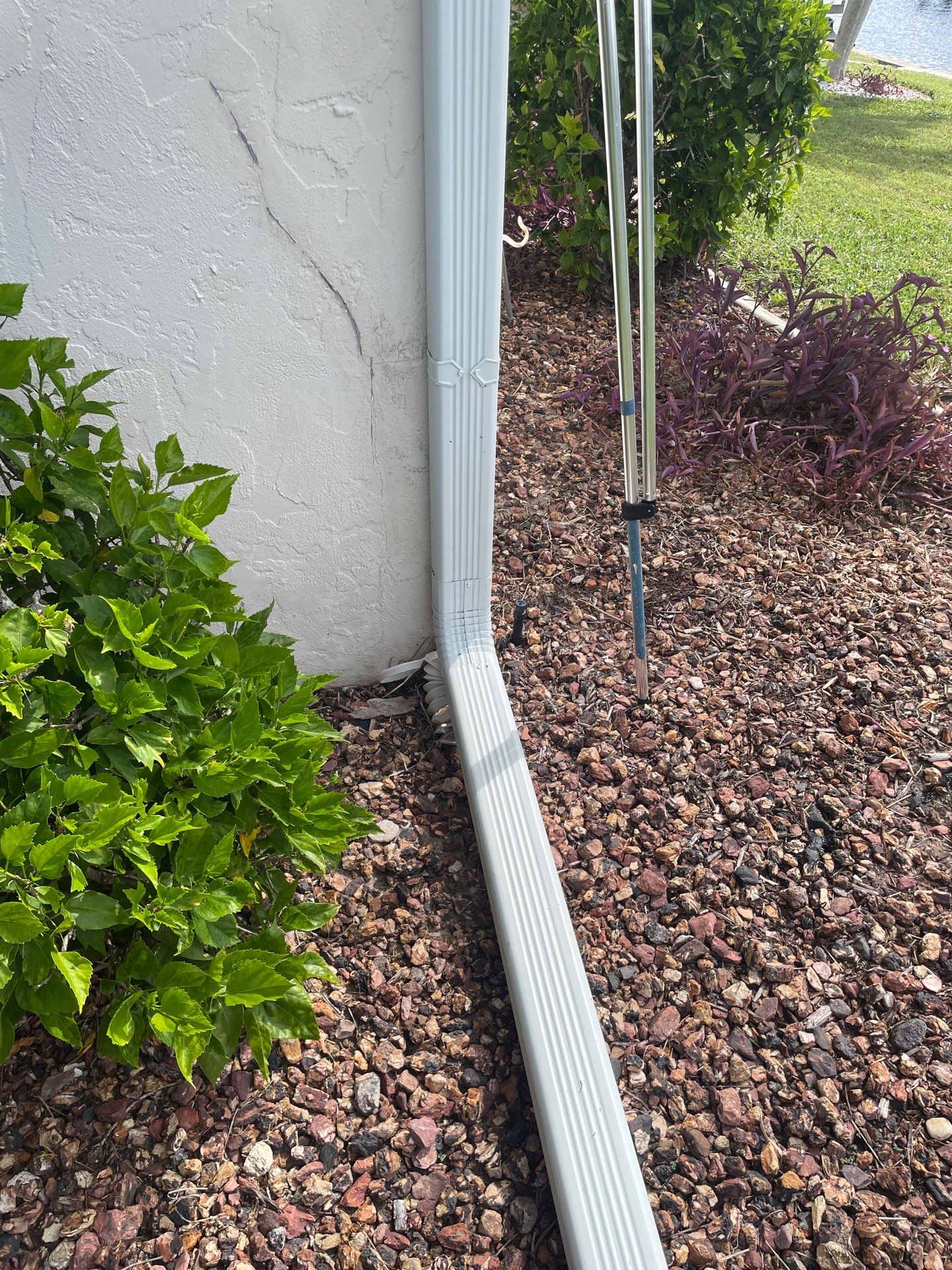 Connect Downspouts to Drain in Punta Gorda FL by Gutter Professors