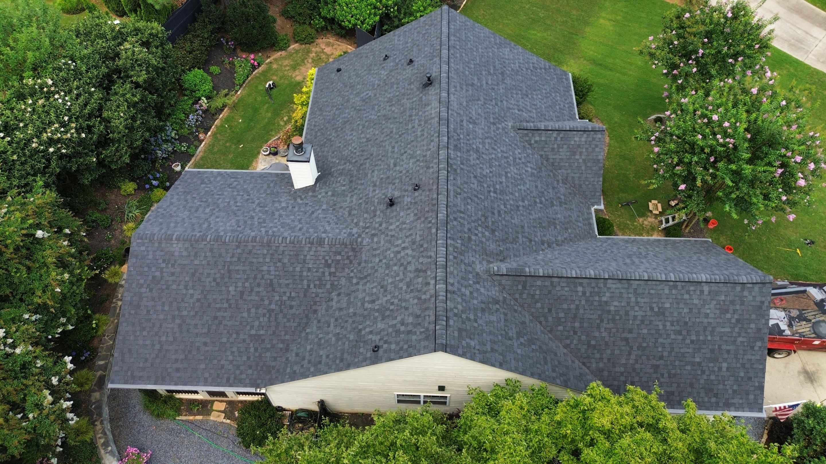Cumming, GA Roof Replacement, CertainTeed Landmark Charcoal by Reset Roofing