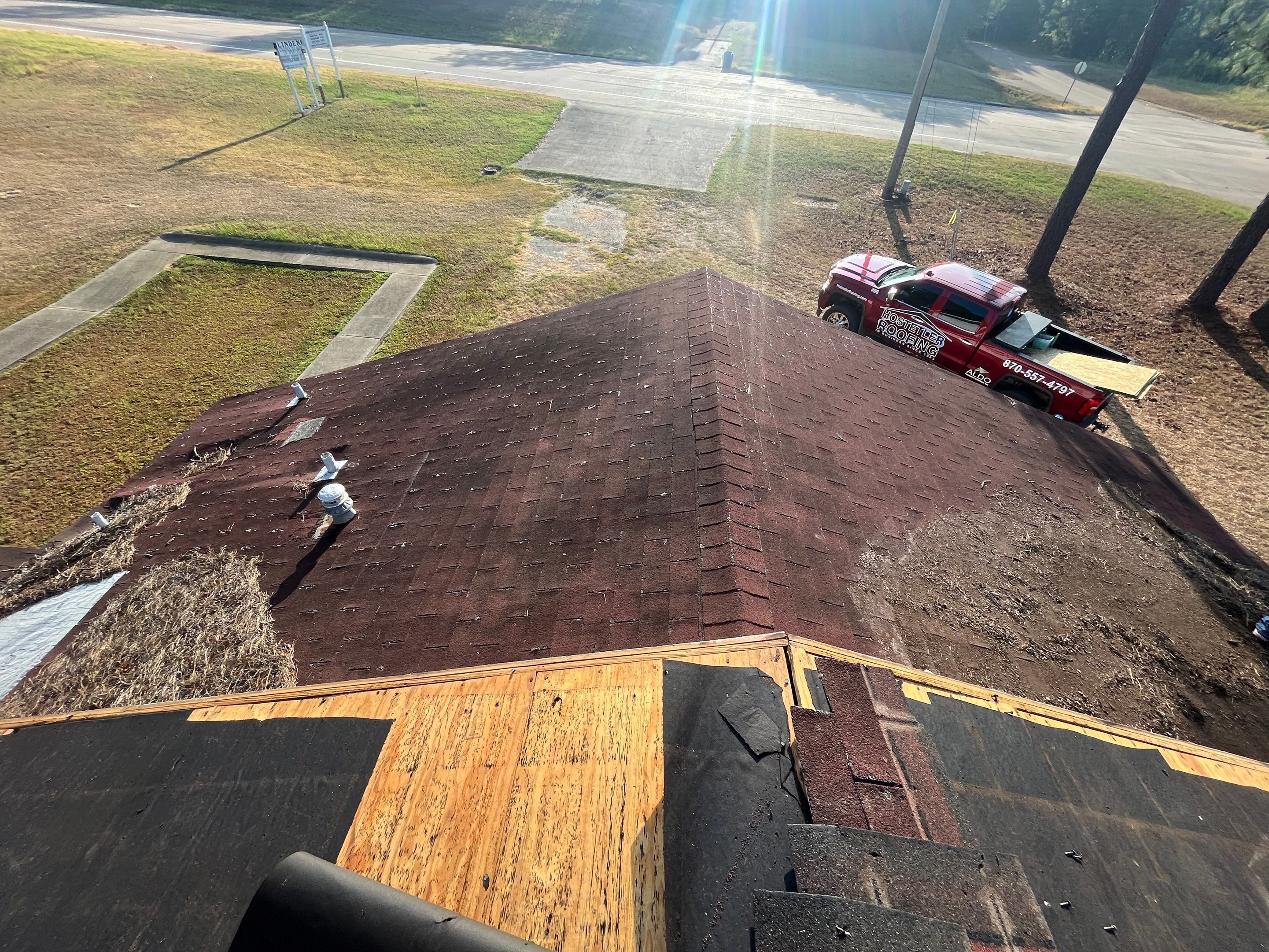 Commercial Metal Installation using Reed's Metals: 29 GA. Colored Commercial Panel by Hostetler Roofing