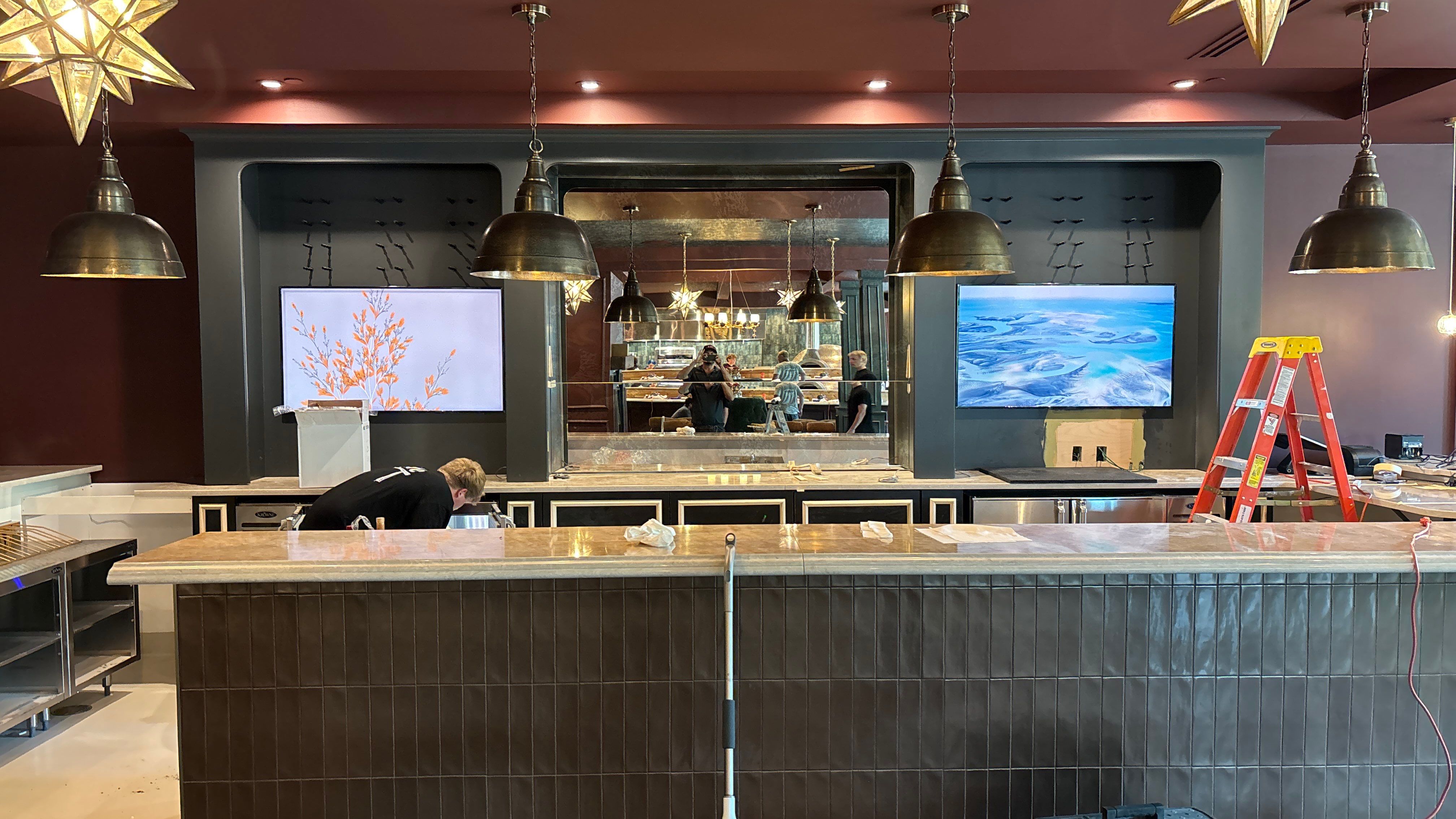 Upscale Winebar AV/CCTV/Card Access install by AVSi