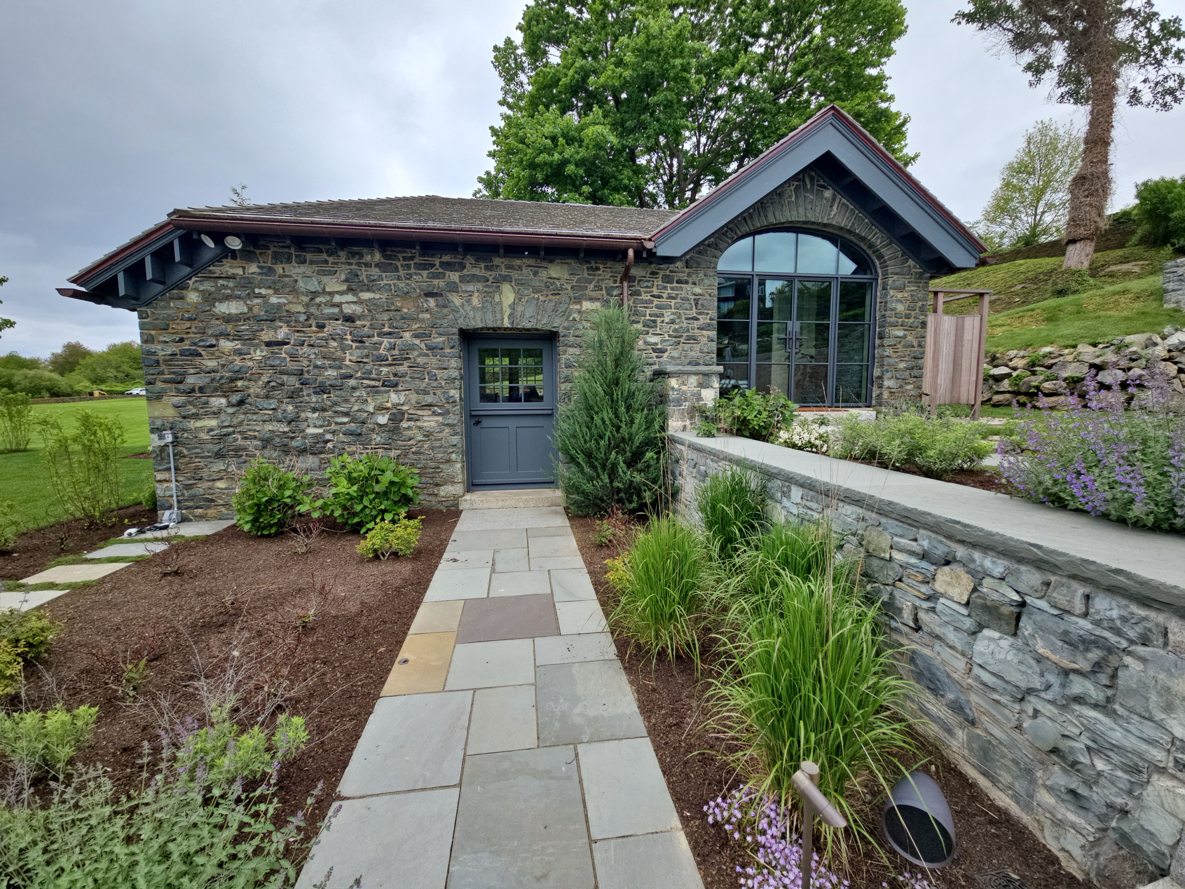 Half Round Copper Gutter Installed on Wedge Buildout in Newport, RI by Gutter Pro Enterprises