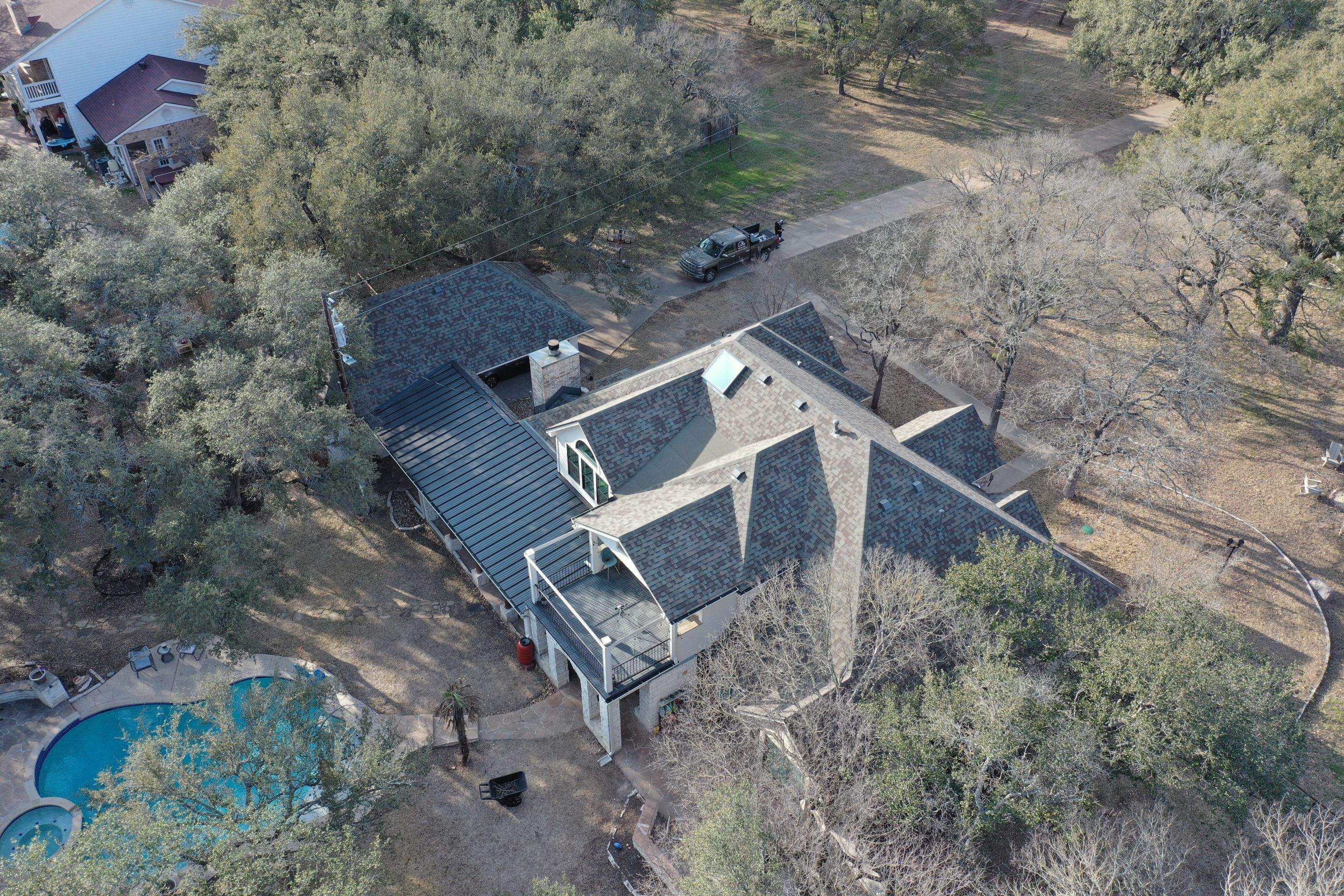 Residential Roof Replacement using Owens Corning Duration by Action Exteriors Austin