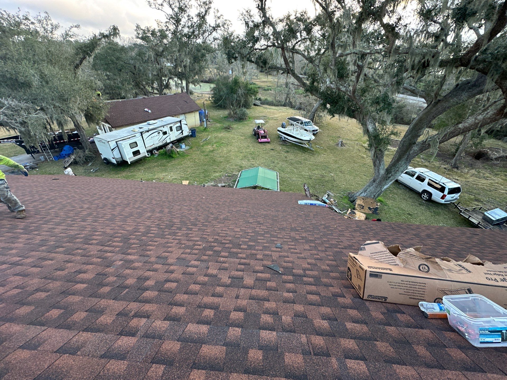 Gaf Hdz Hickory  by Motion Roofing