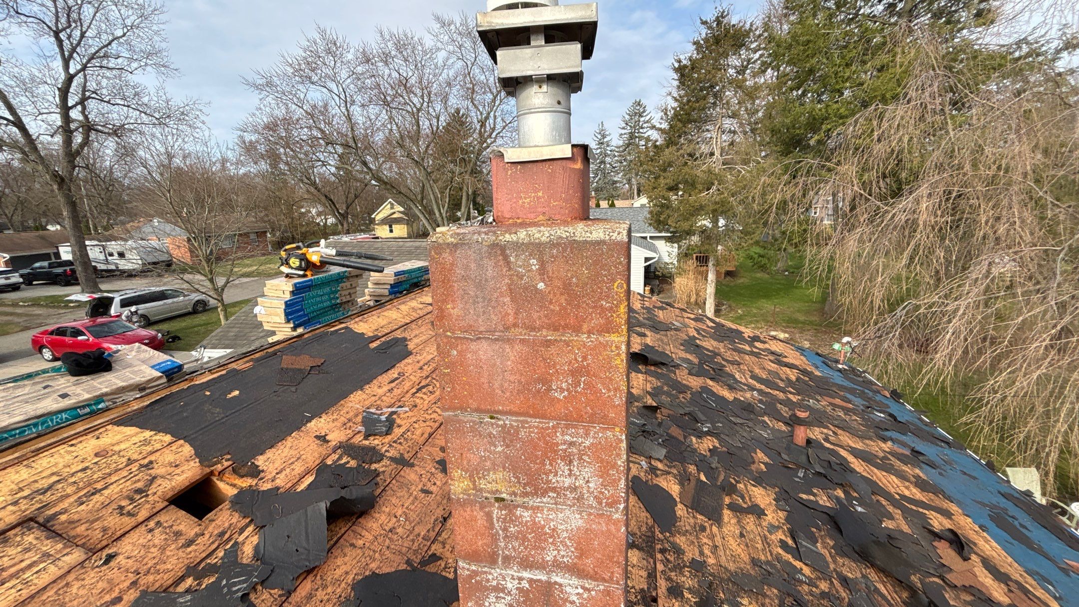 Roof Replacement using CertainTeed Landmark Pewter by 180 Contractors