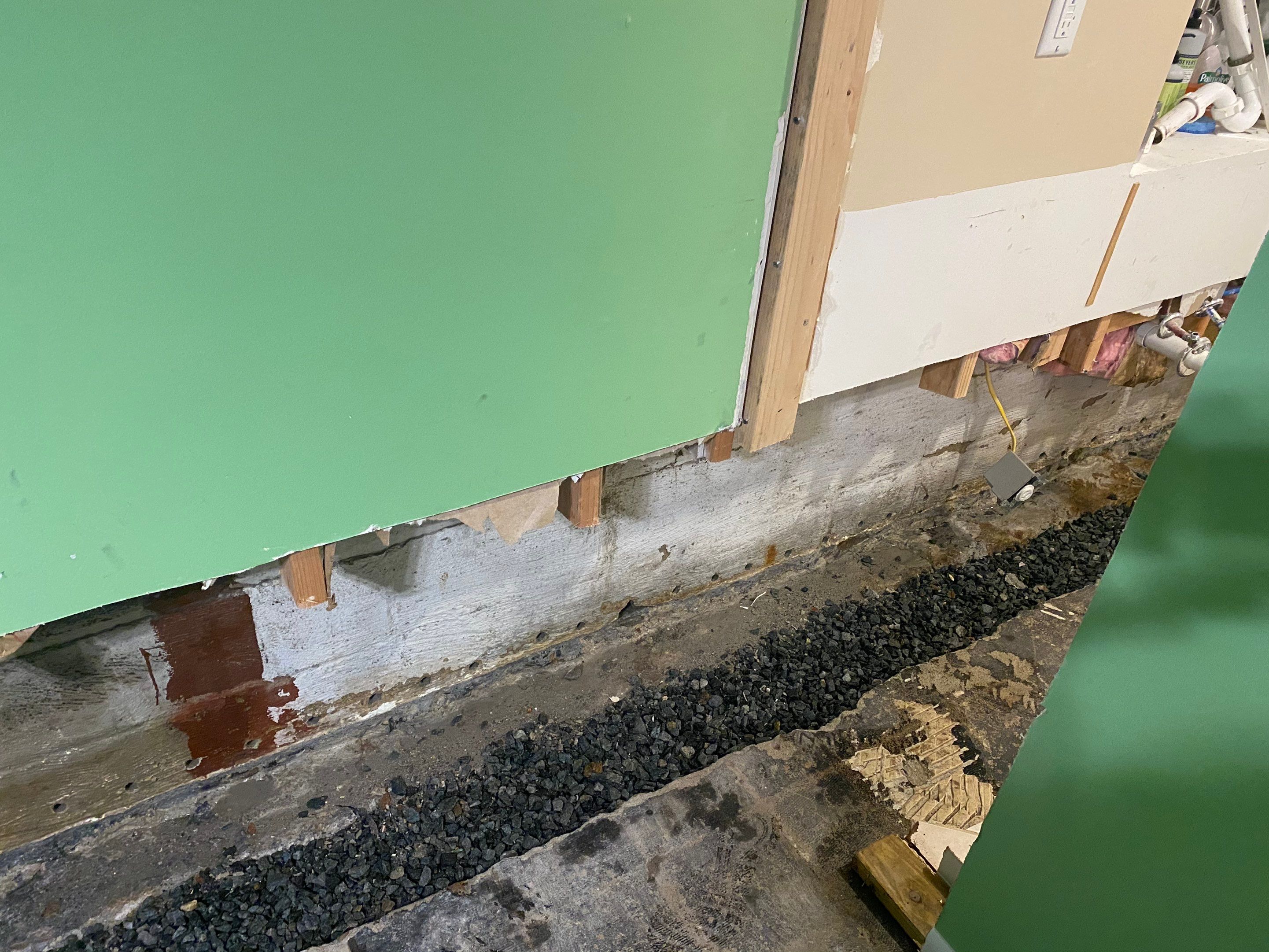 Interior French Drain Job in West Orange, NJ by Pure Service Pro, LLC 