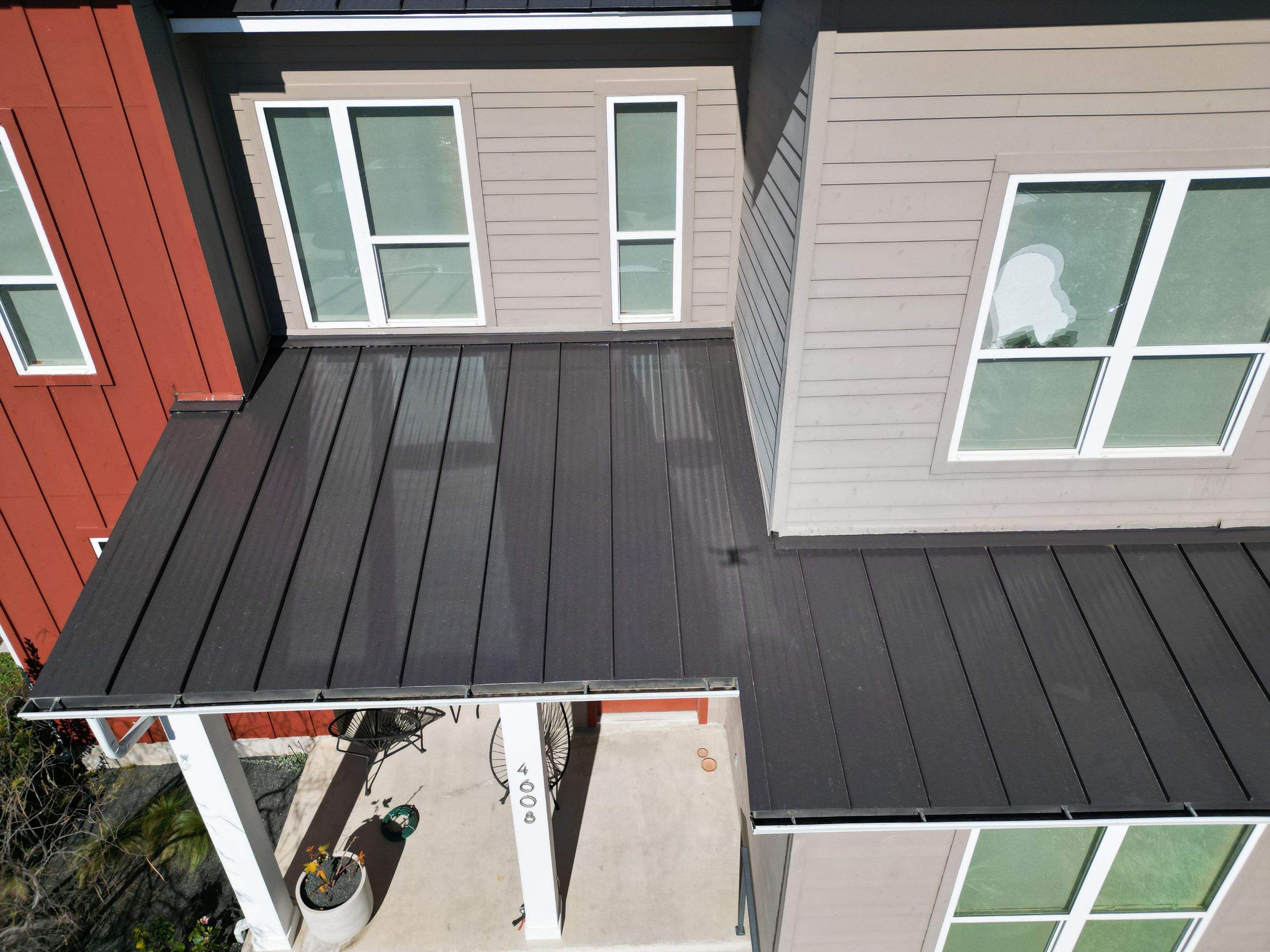 Dark Bronze Standing Seam Metal Roof by RoofsOnly.com