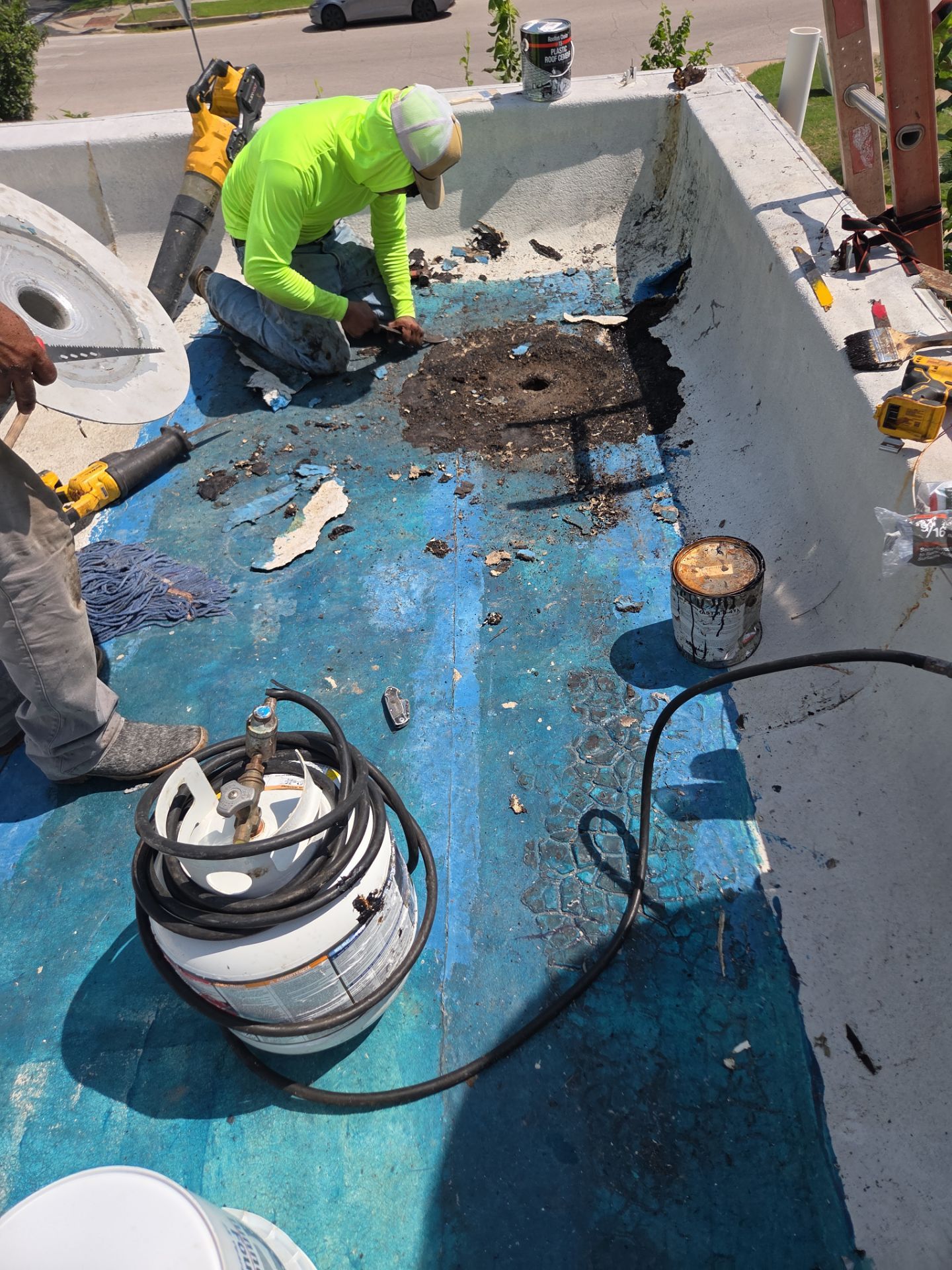 Commercial Flat Roof Coating and Restoration in Austin by RoofsOnly.com