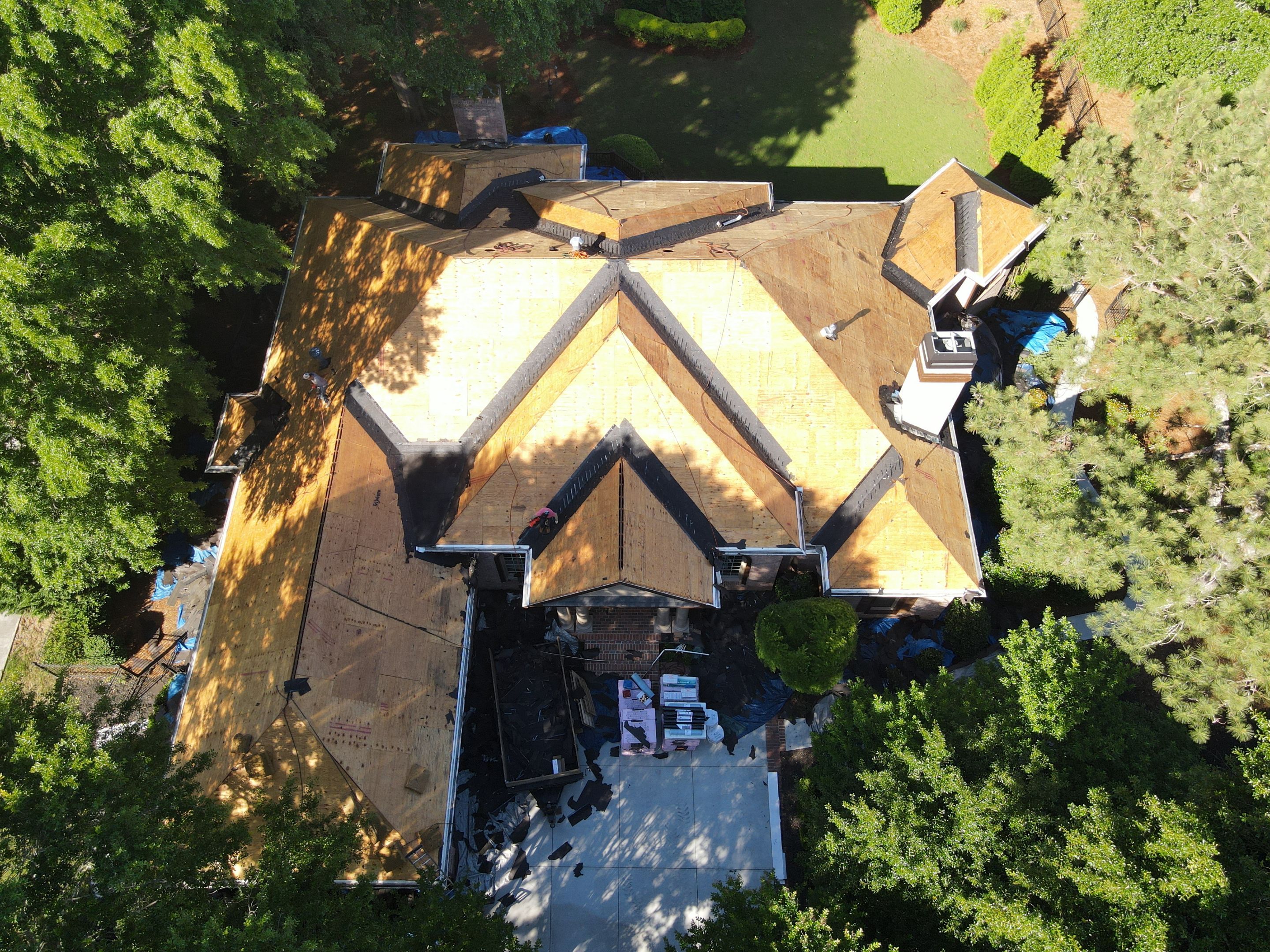 Residential Roofing Installation using Owens Corning by Inspector Roofing and Restoration