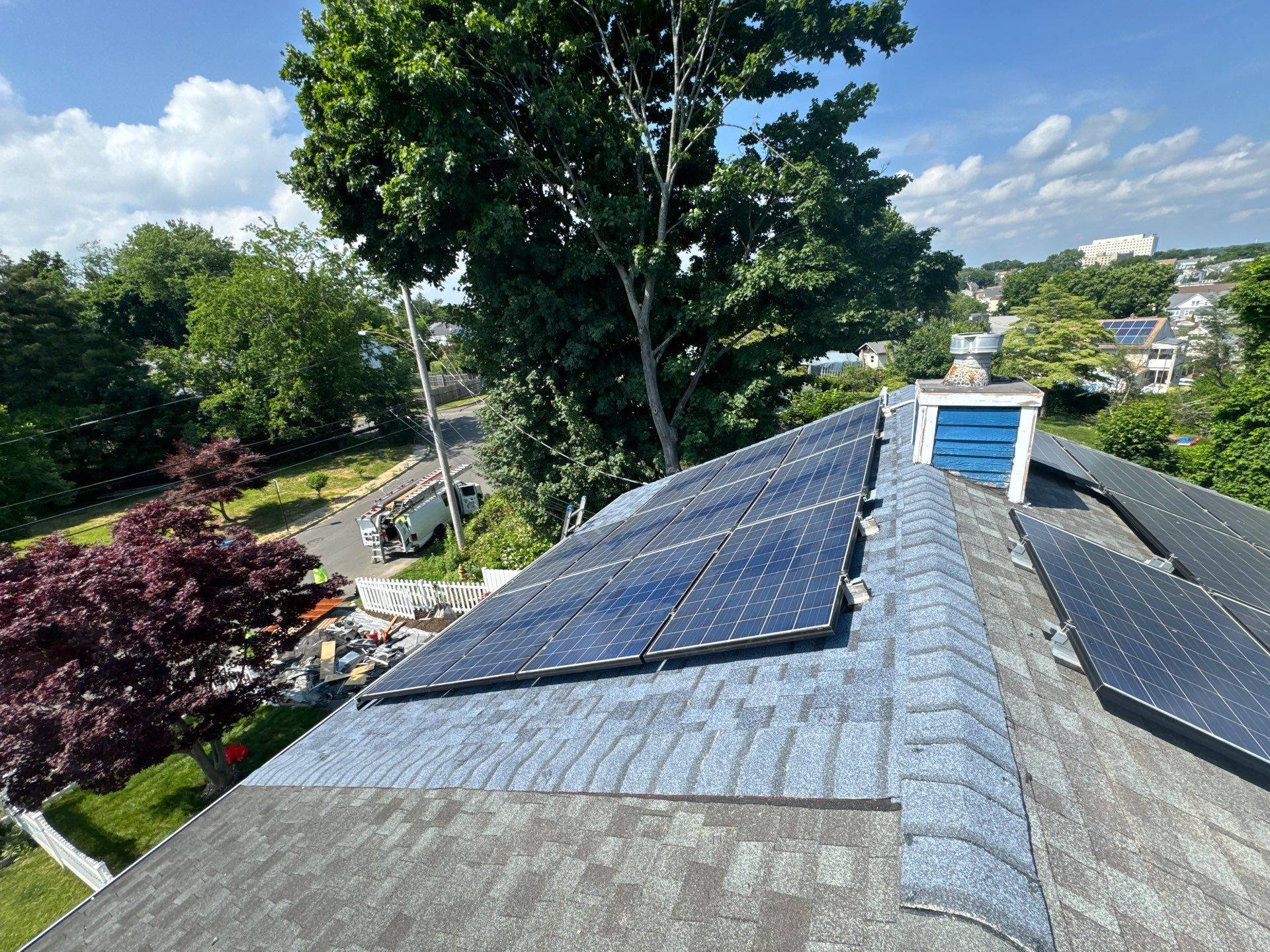 Harbor Blue Shingles by Reimagine Roofing