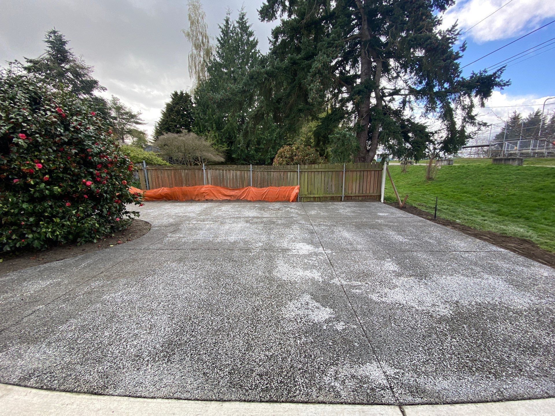 Ron | Pervious Concrete Driveway  by Jireh Asphalt & Concrete Inc 