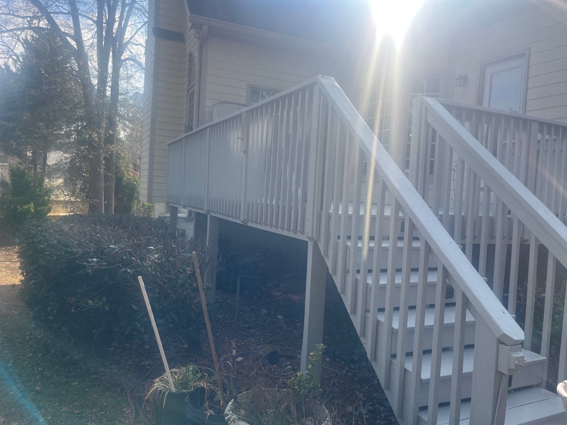 Deck Stain using Sherwin Williams Self Priming SuperDeck SOLID Stain by Nelson Exteriors 