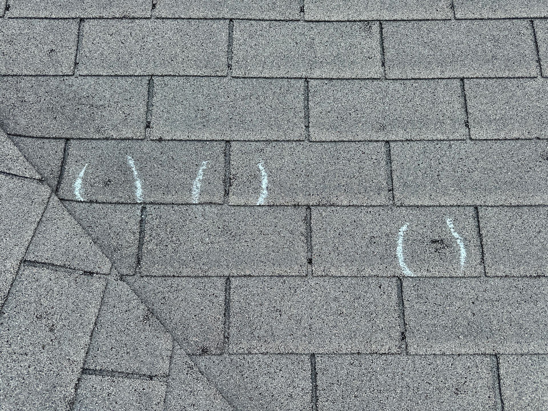 Solid Hail Damage - 3 Tab by Paragon Roofing