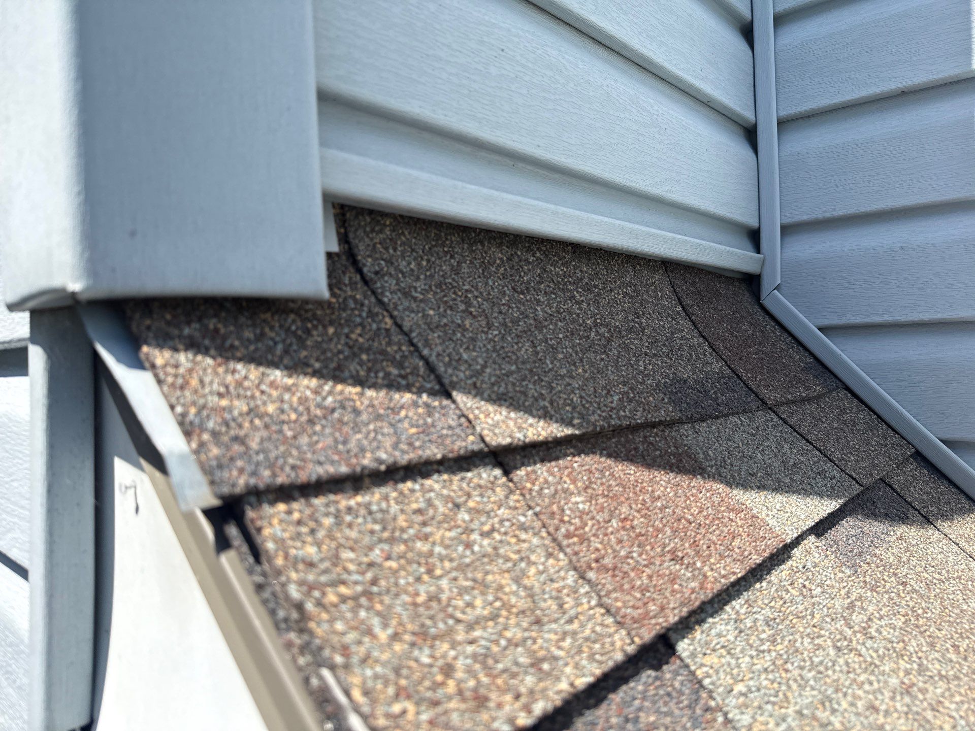 Vinyl Siding and Chimney Flashing Repair in Shawnee by Summit Roofing