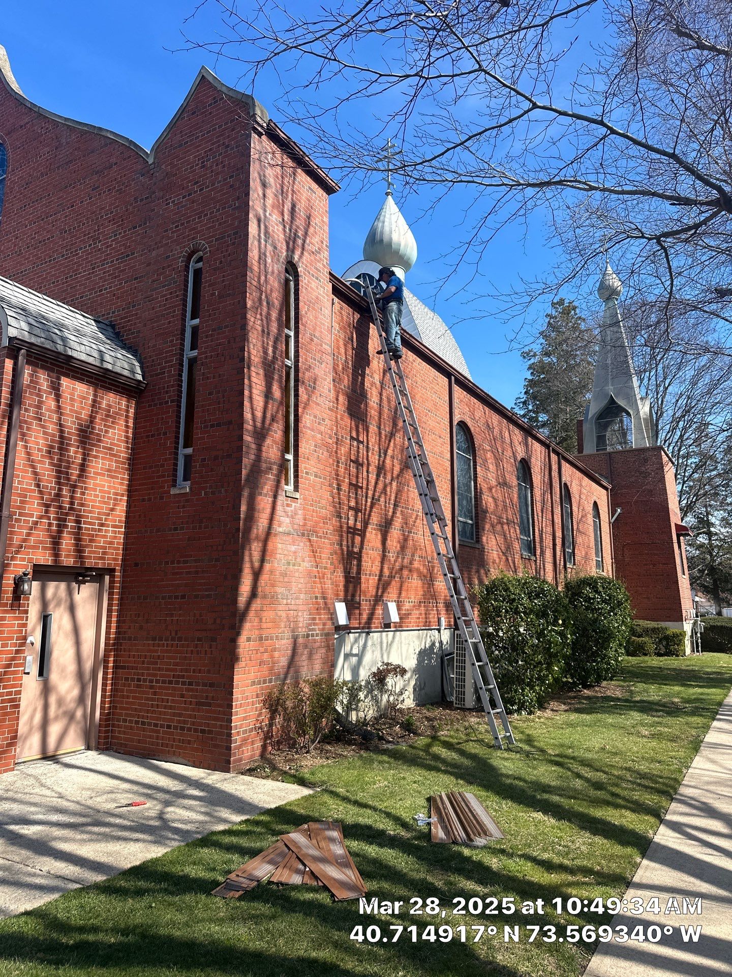 🏛️ Project Spotlight: Holy Trinity Orthodox Church, East Meadow by Above All Gutters 