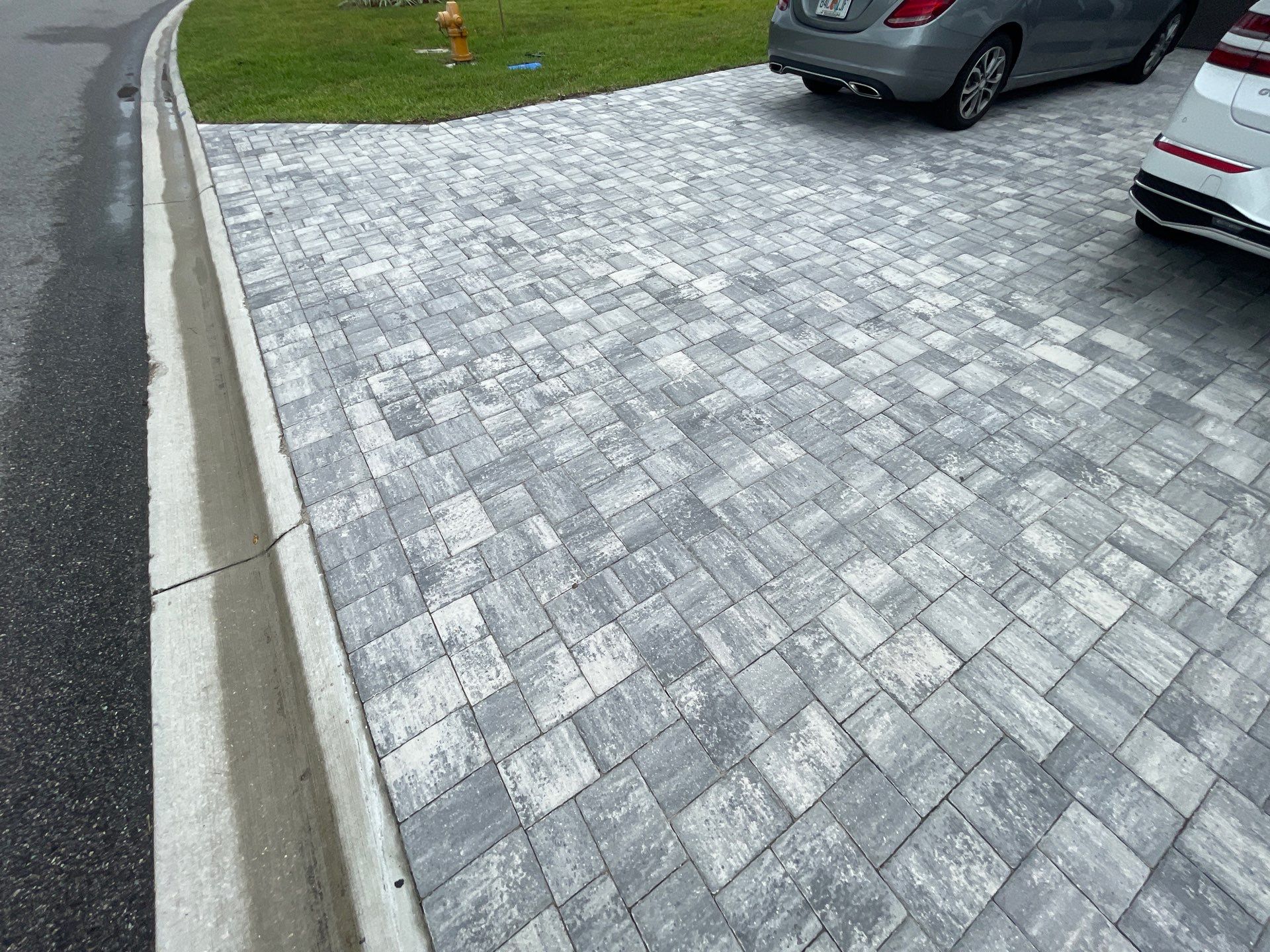 Paver Driveway using TopSeal by DuraSeal