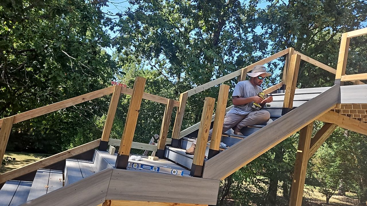 South Trace Lane - Deck Installation and Chimney Repair by Pillar and Pine