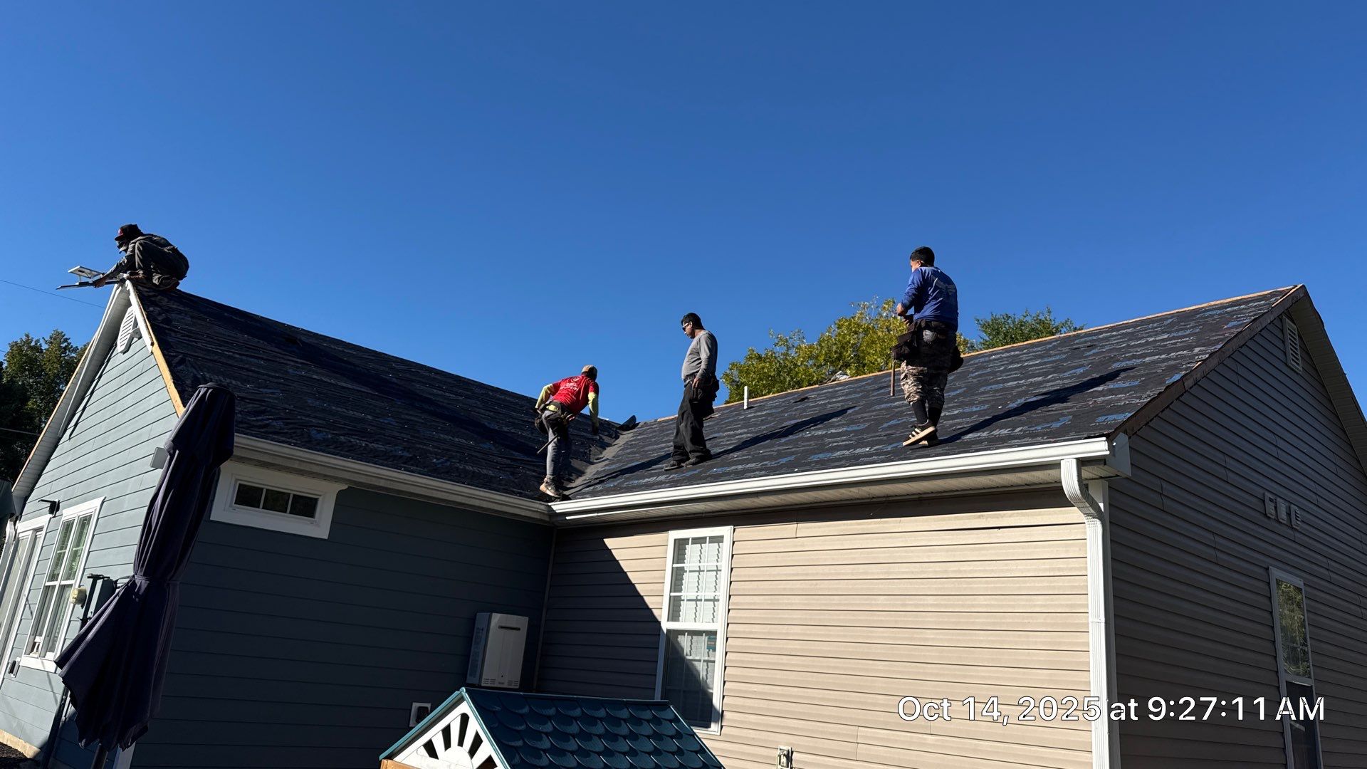 Roof replacement by hail damage  by Just Brilliant Restoration JBR