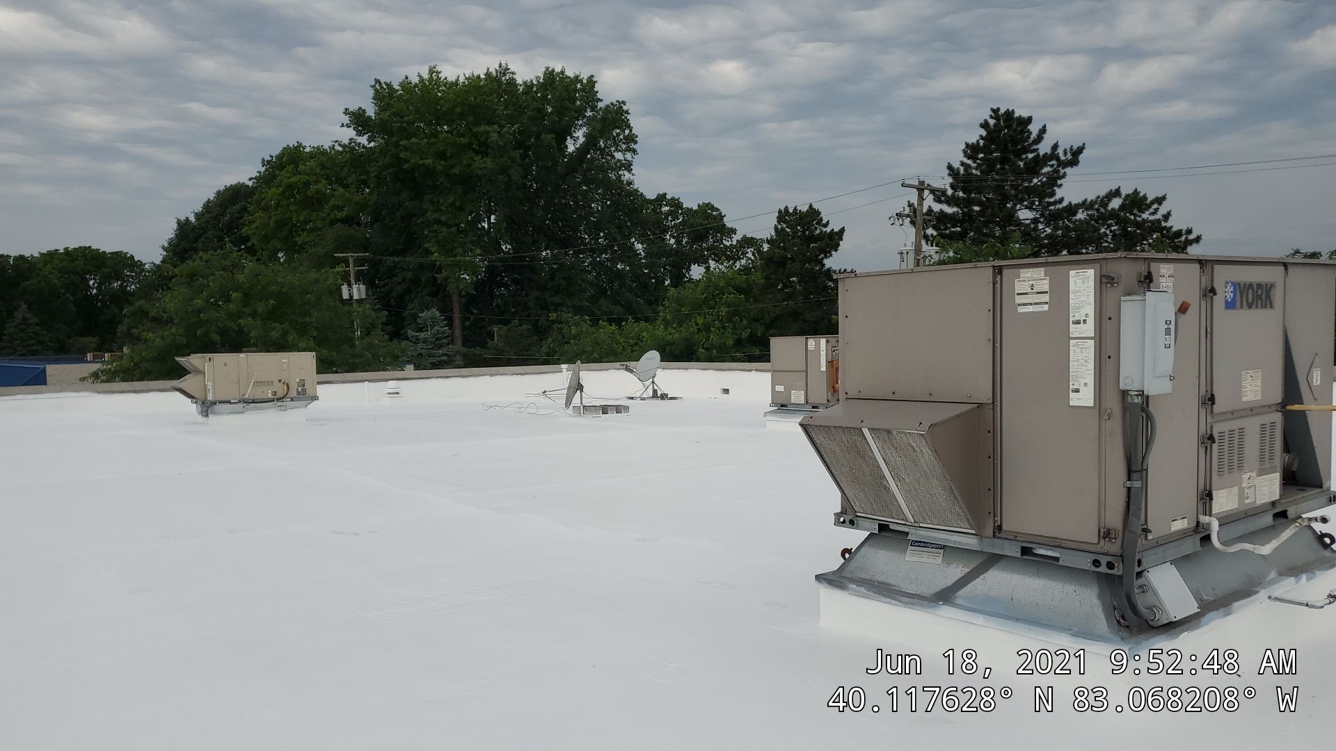Fabric Reinforced Roof Coating by Gold Star Roofing LLC 