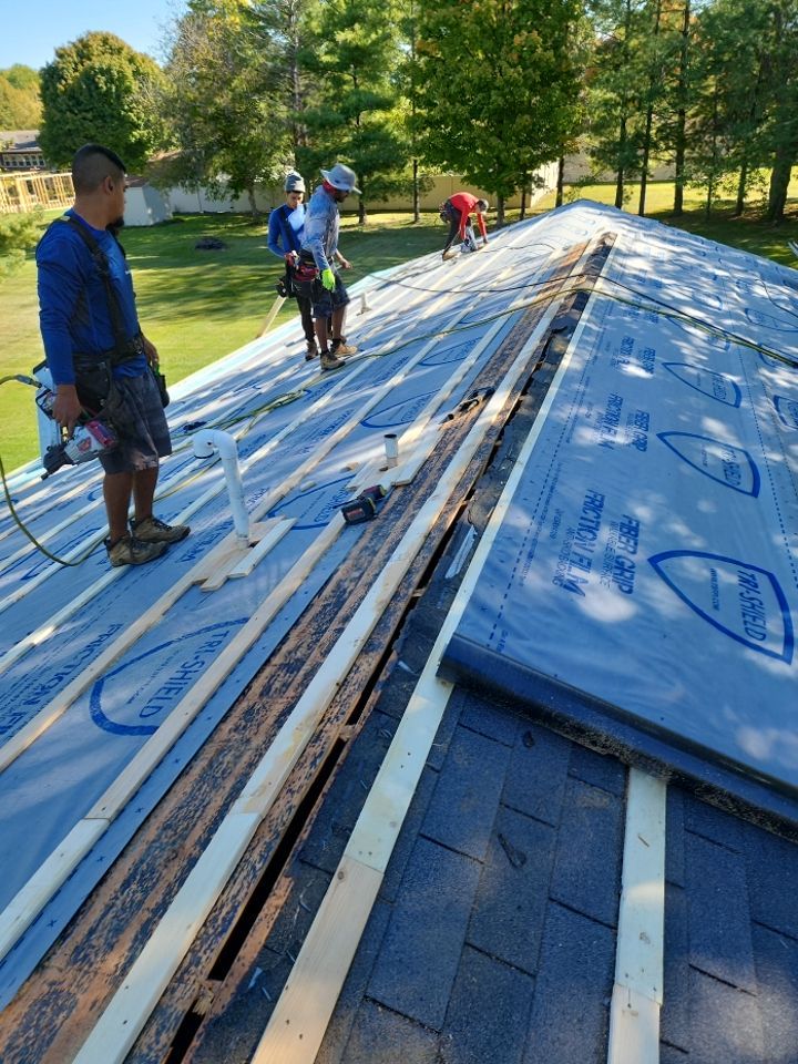 Exposed Fastener Metal Roof Installation in Columbia City, Indiana by 4Ever Metal Roofing