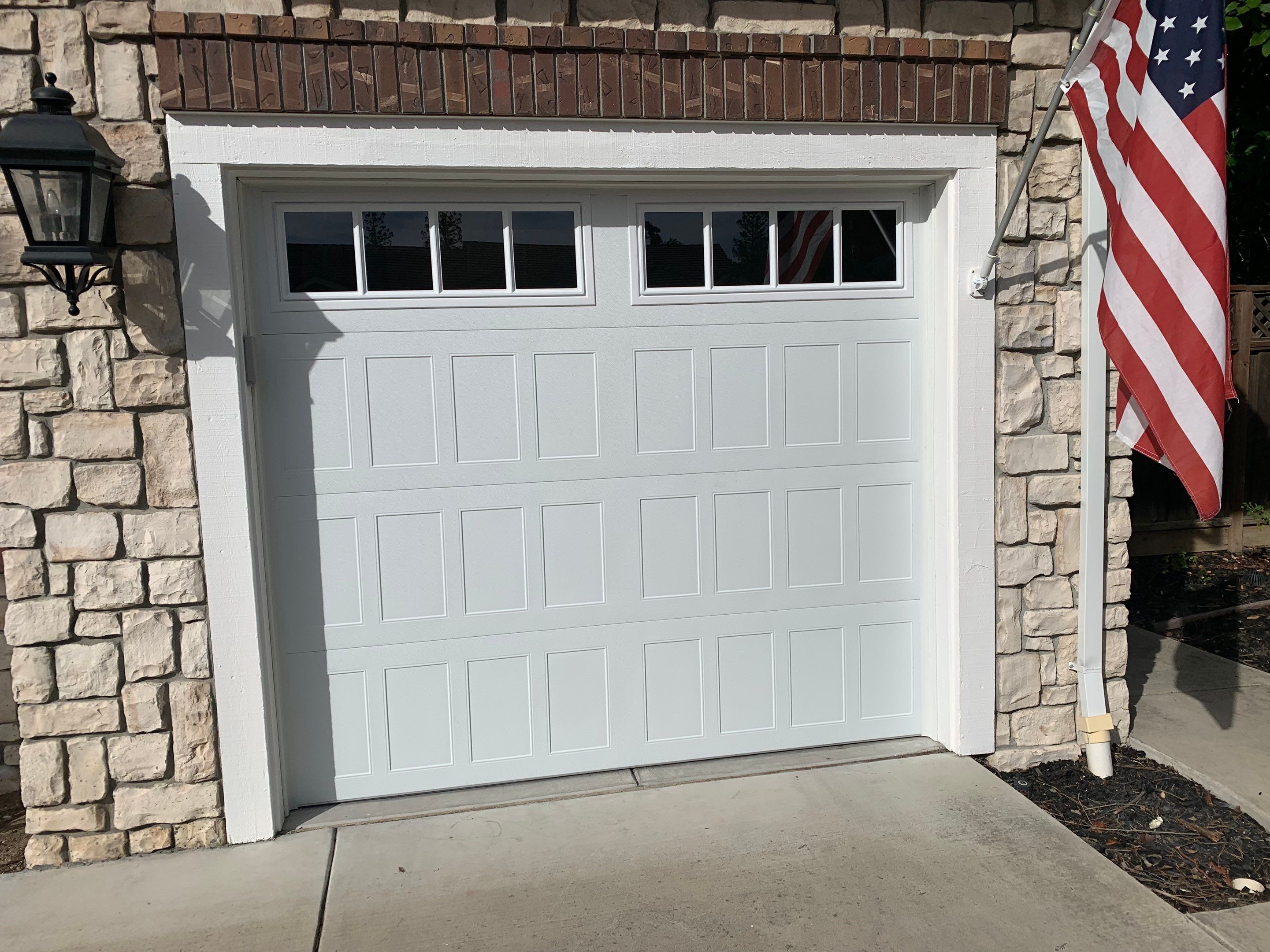 Garage Door Install using CHI Shaker Panel by Barton Overhead Door