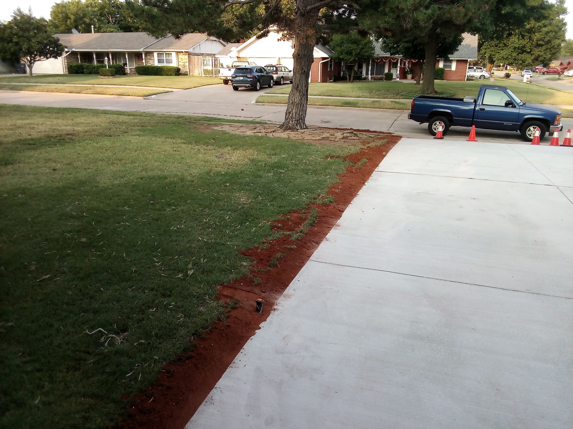 Concrete Driveway using Concrete  by Clays Services Inc