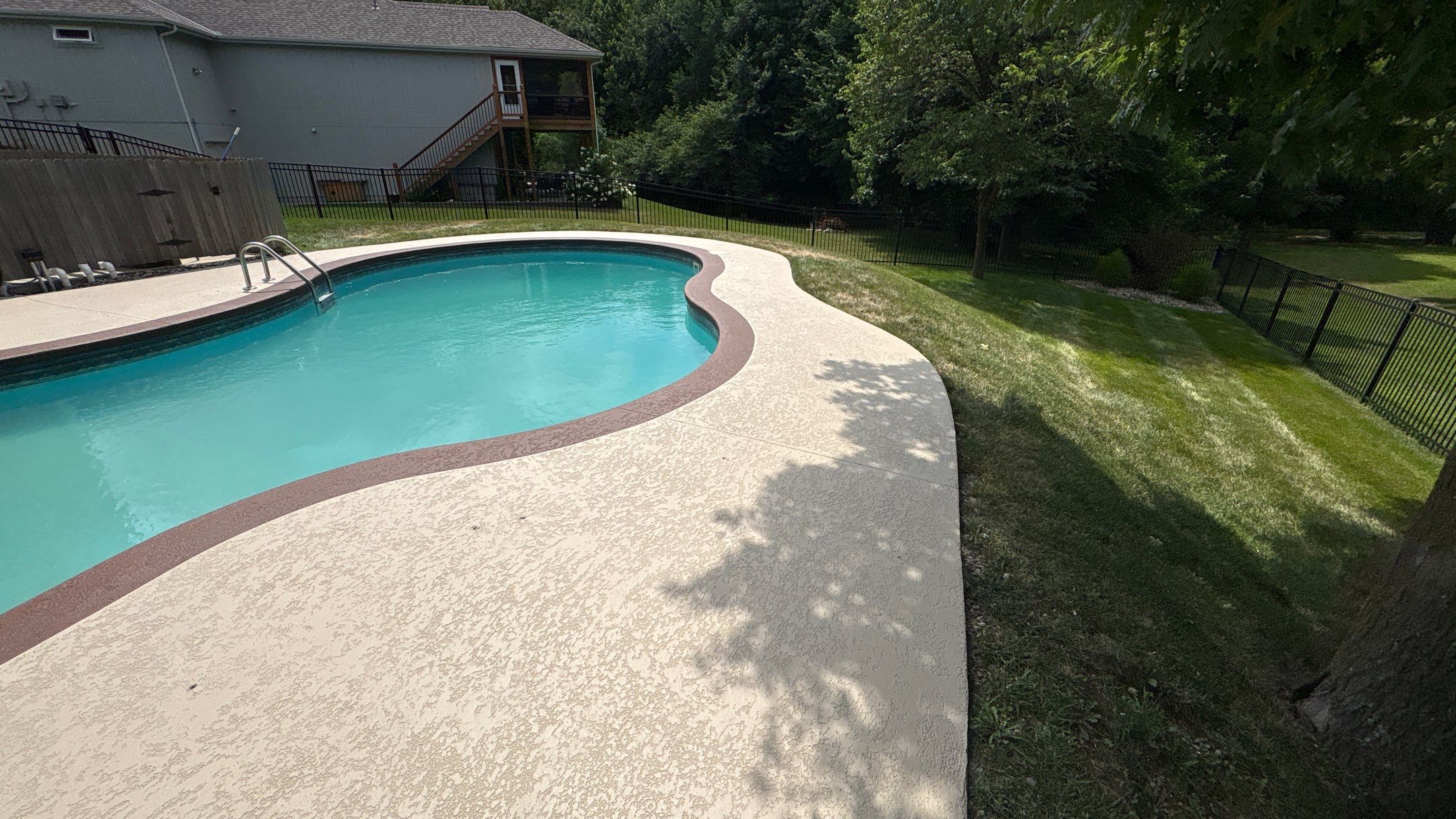 Pool Deck Refresh- Kansas City, MO by Big Red Decorative Concrete, LLC
