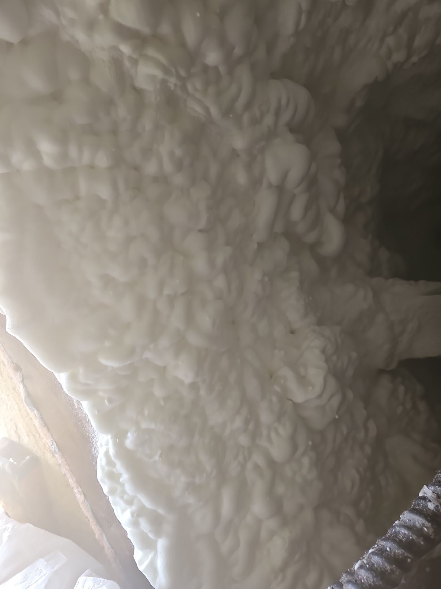 Attic Insulation using open cell spray foam by NYS Foam & Energy