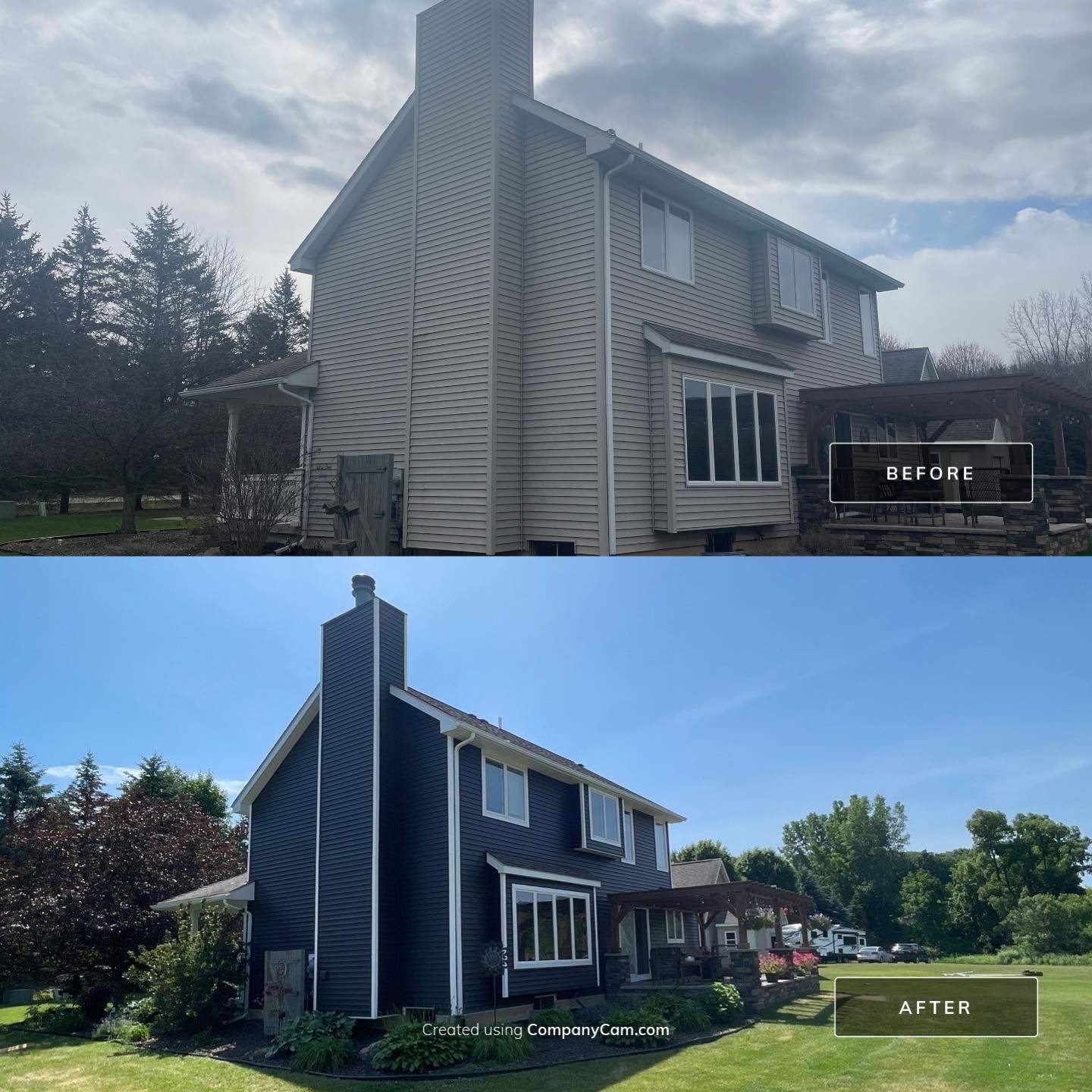 Siding Replacement using Certainteed Restoration Classic D4 by 180 Contractors