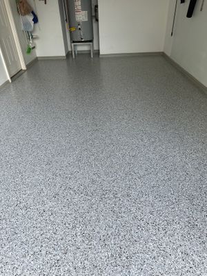 Garage Floor Coating using Coyote