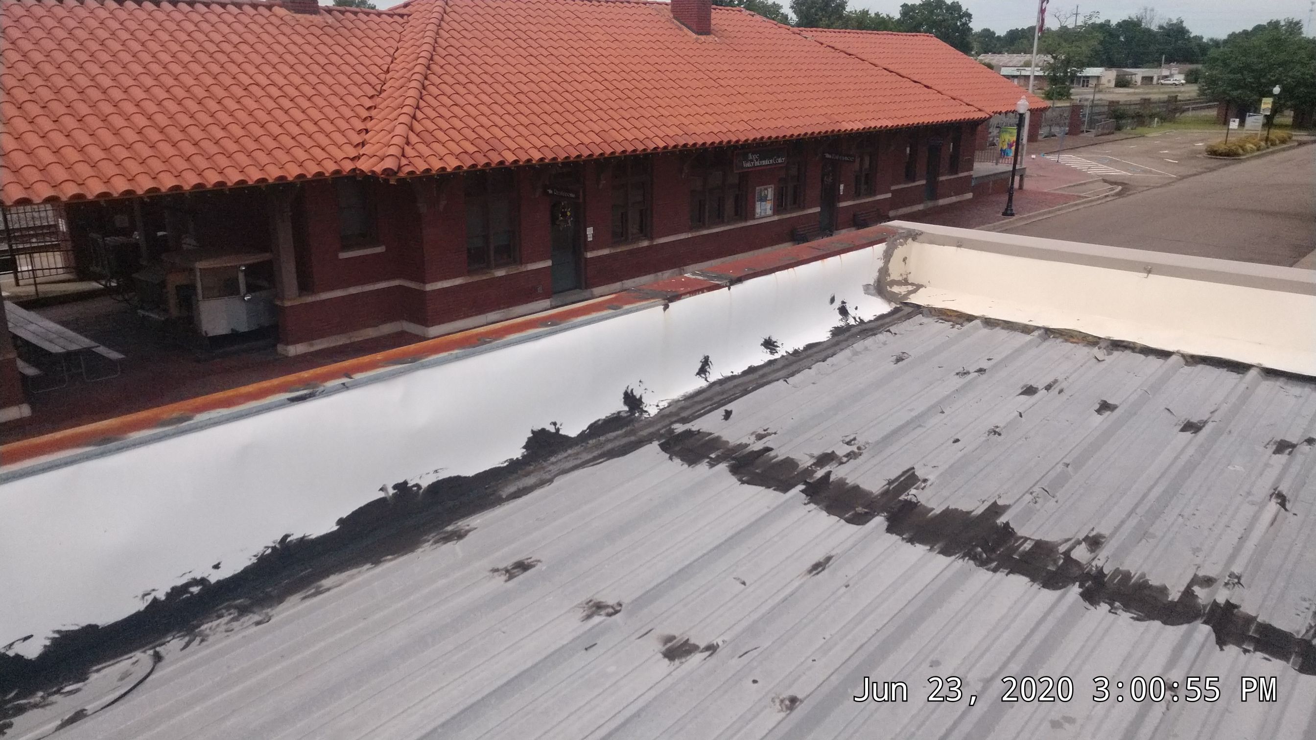 Commercial Metal Restoration System using Aldocoat Coatings by Hostetler Roofing